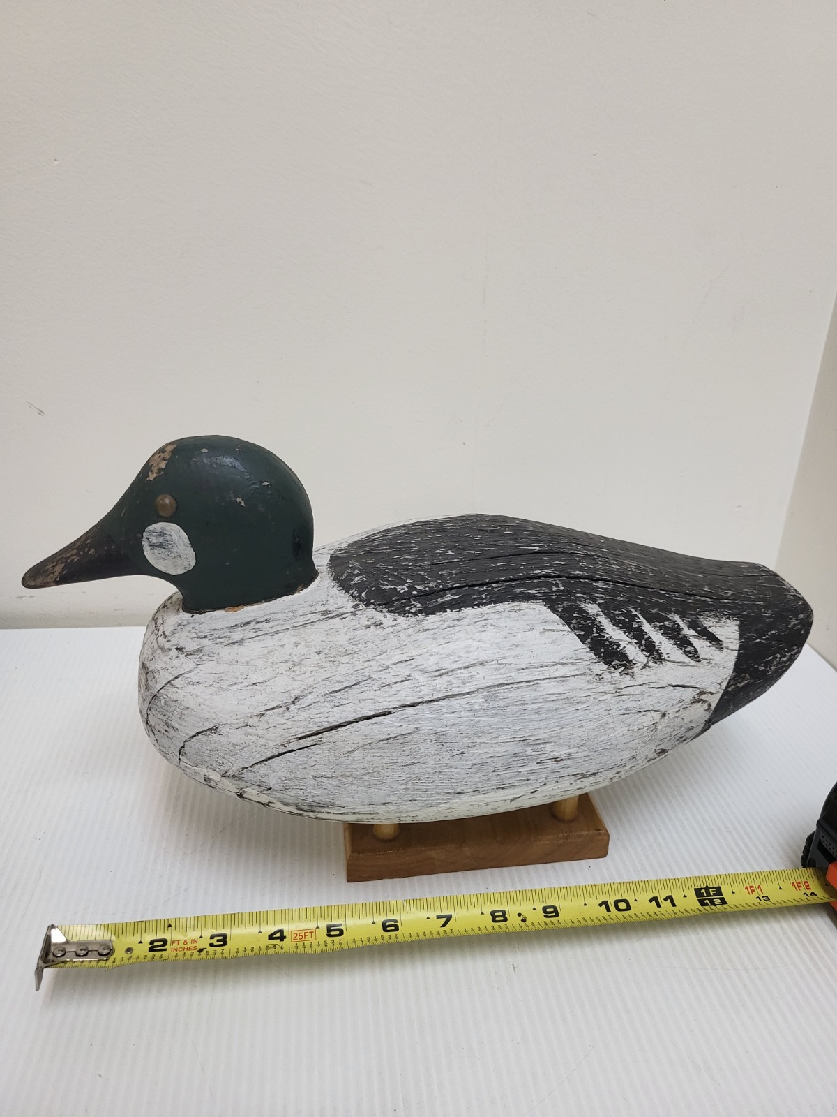 Vintage Goldeneye Decoy Maine? Heavy