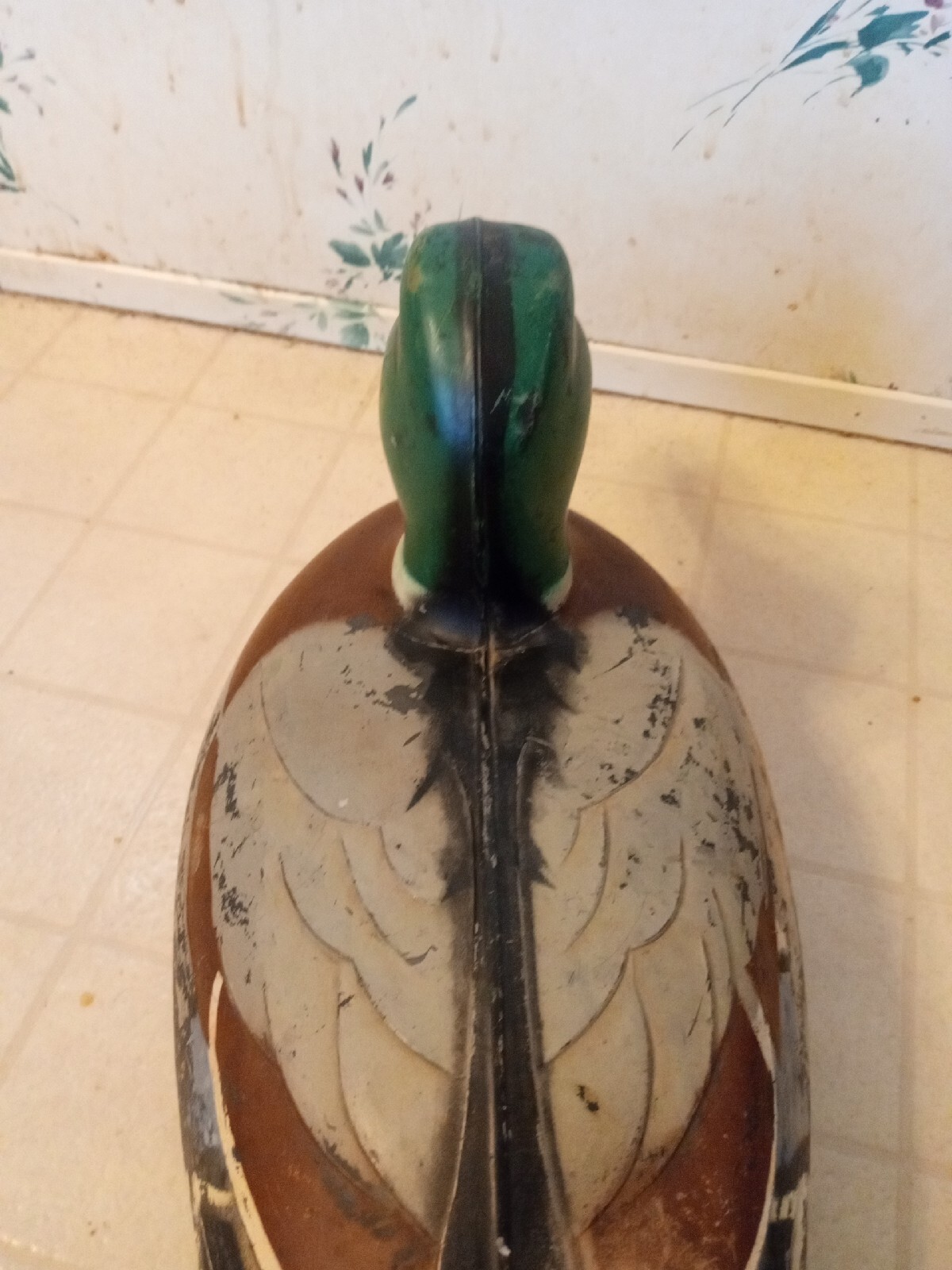 Vintage Victor Duck Decoy D-9 Plastic Woodstream Co. Rare Very Decent Condition