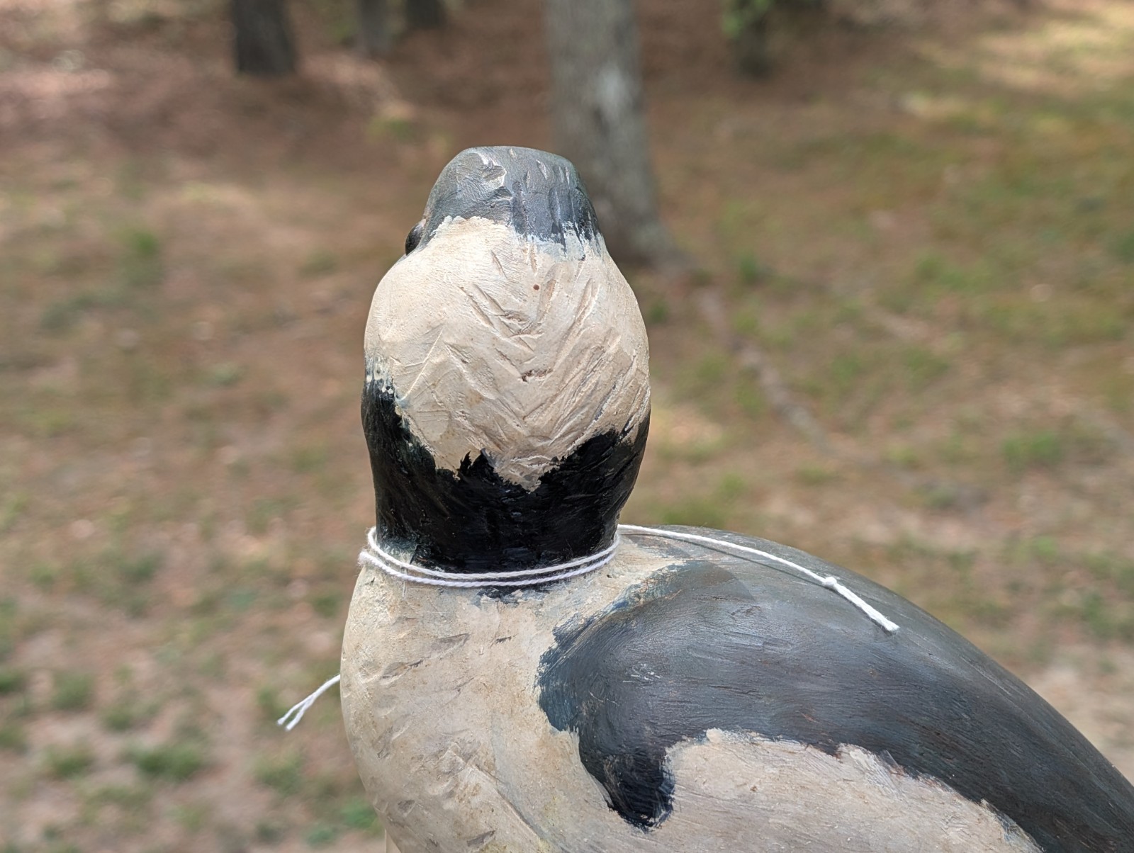 VINTAGE CARVED WOODEN HUNTING DUCK DECOY FOR SALE #143 BUFFLEHEAD WEST BRANCH