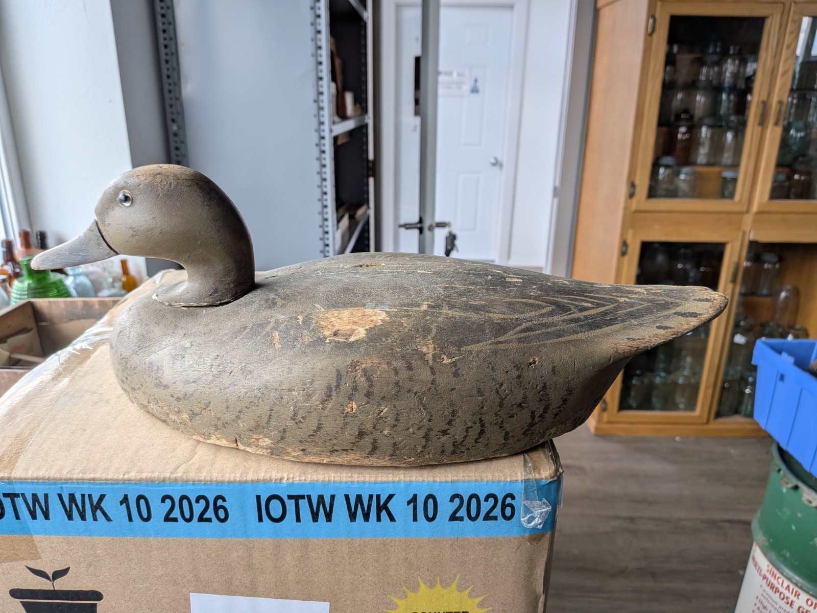Stamped Wildfowler Old Saybrook Hen Pintail Duck Decoy