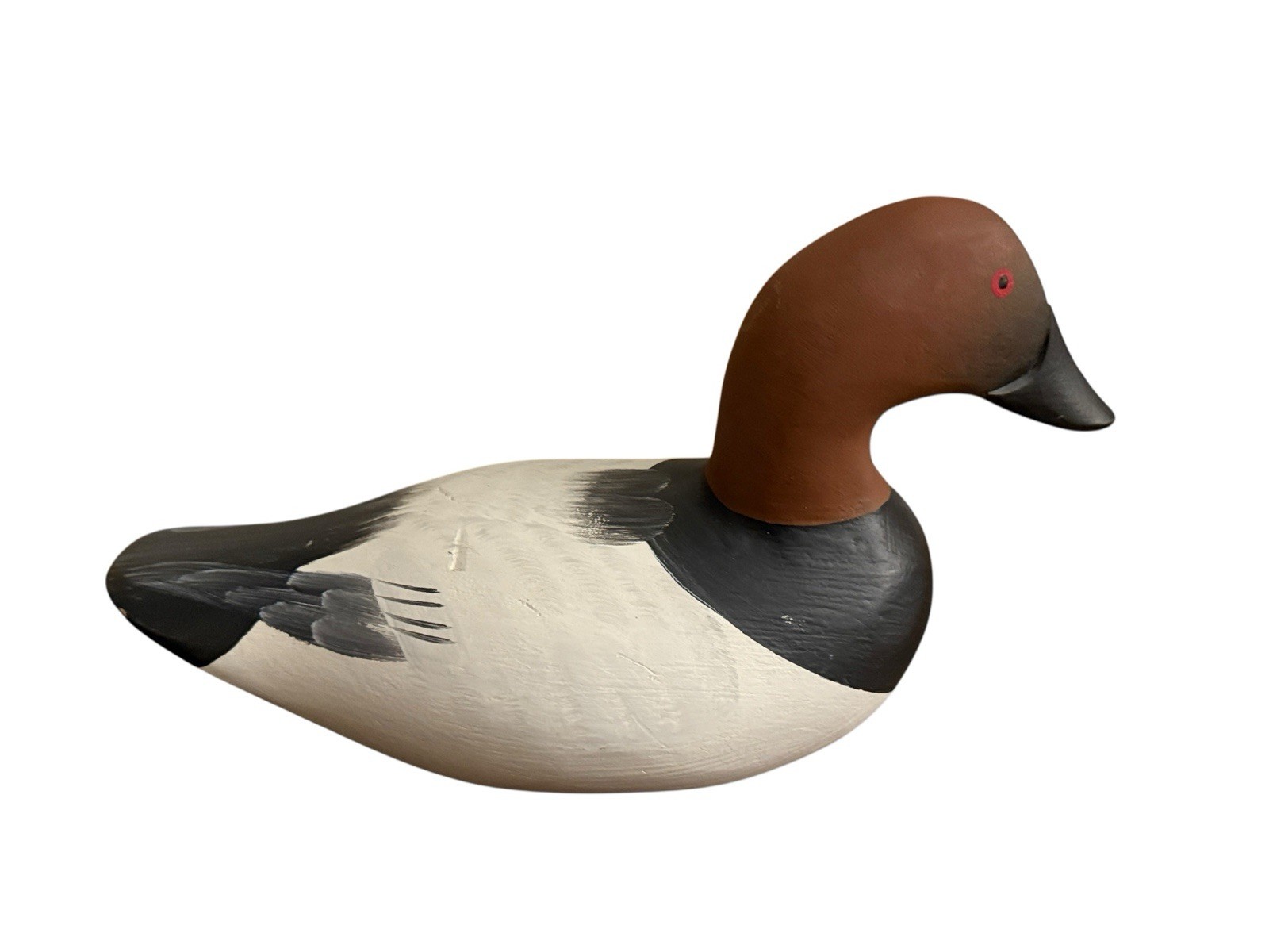 Bob Jobes Canvasback Decoy Pair Havre de Grace MD Original Upper Bay 2007 1/2 Sz