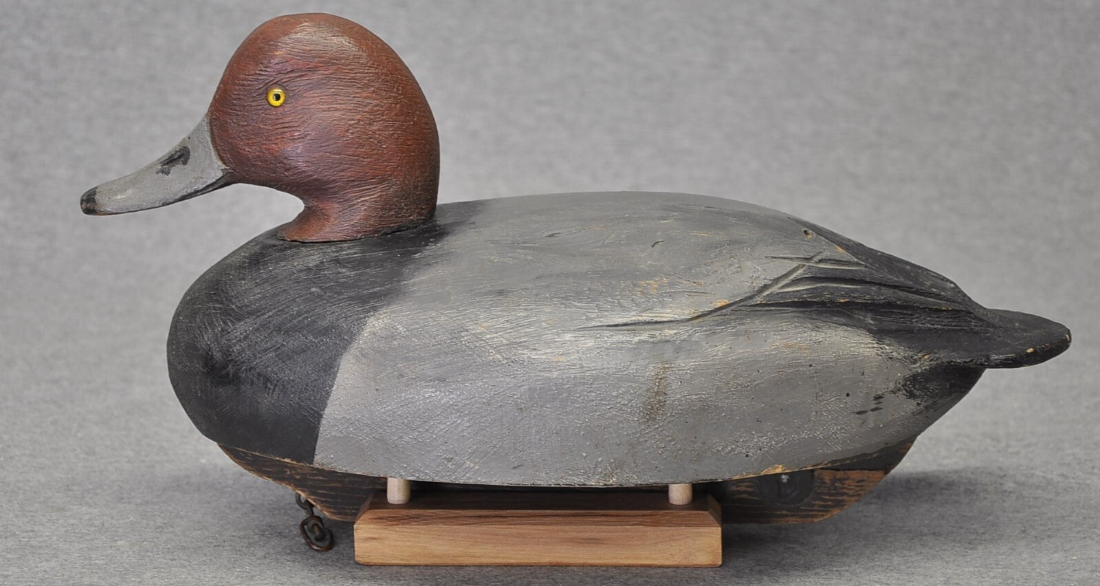 BEN SCHMIDT RED HEAD DRAKE duck decoy EXCELLENT CONDITION ORIGINAL PAINT