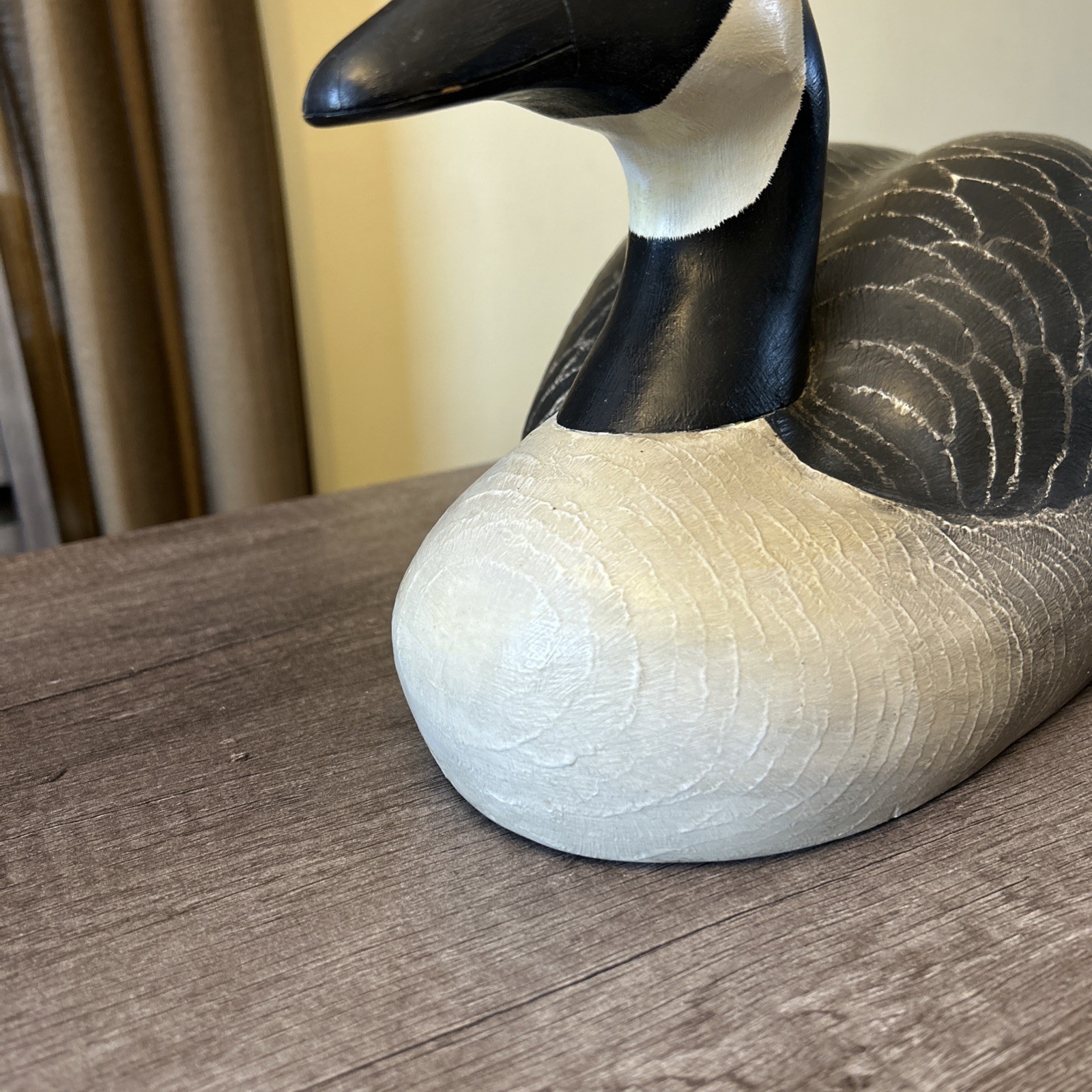 Wildfowler Decoys Babylon N.Y Large Canadian Goose Decoy Signed Anne Madsen