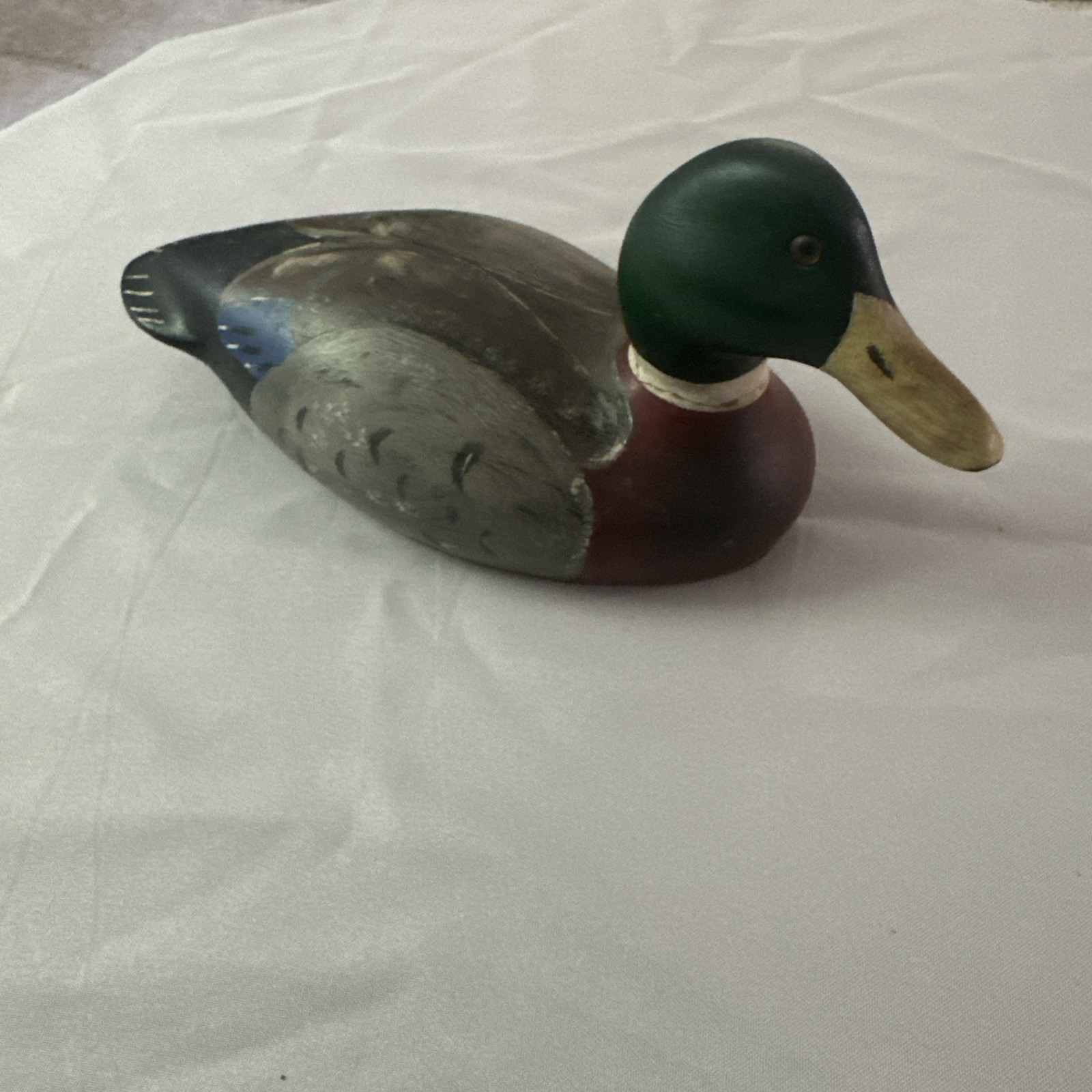 Vtg Mason Standard Grade Mallard Drake Duck Decoy Dry Original Paint