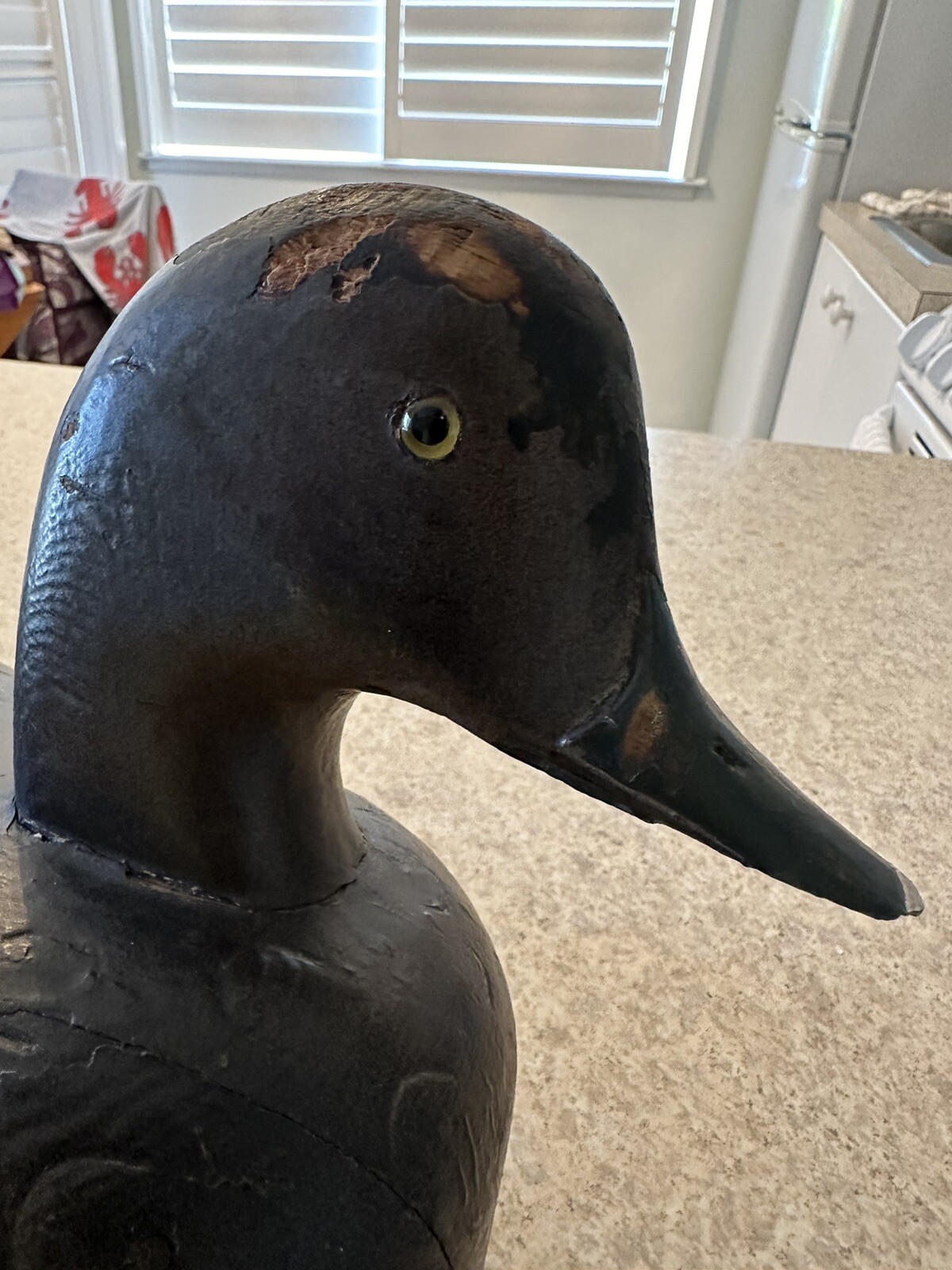 Vintage Wood Duck Decoy Antique Hand Carved Unsigned Unbranded