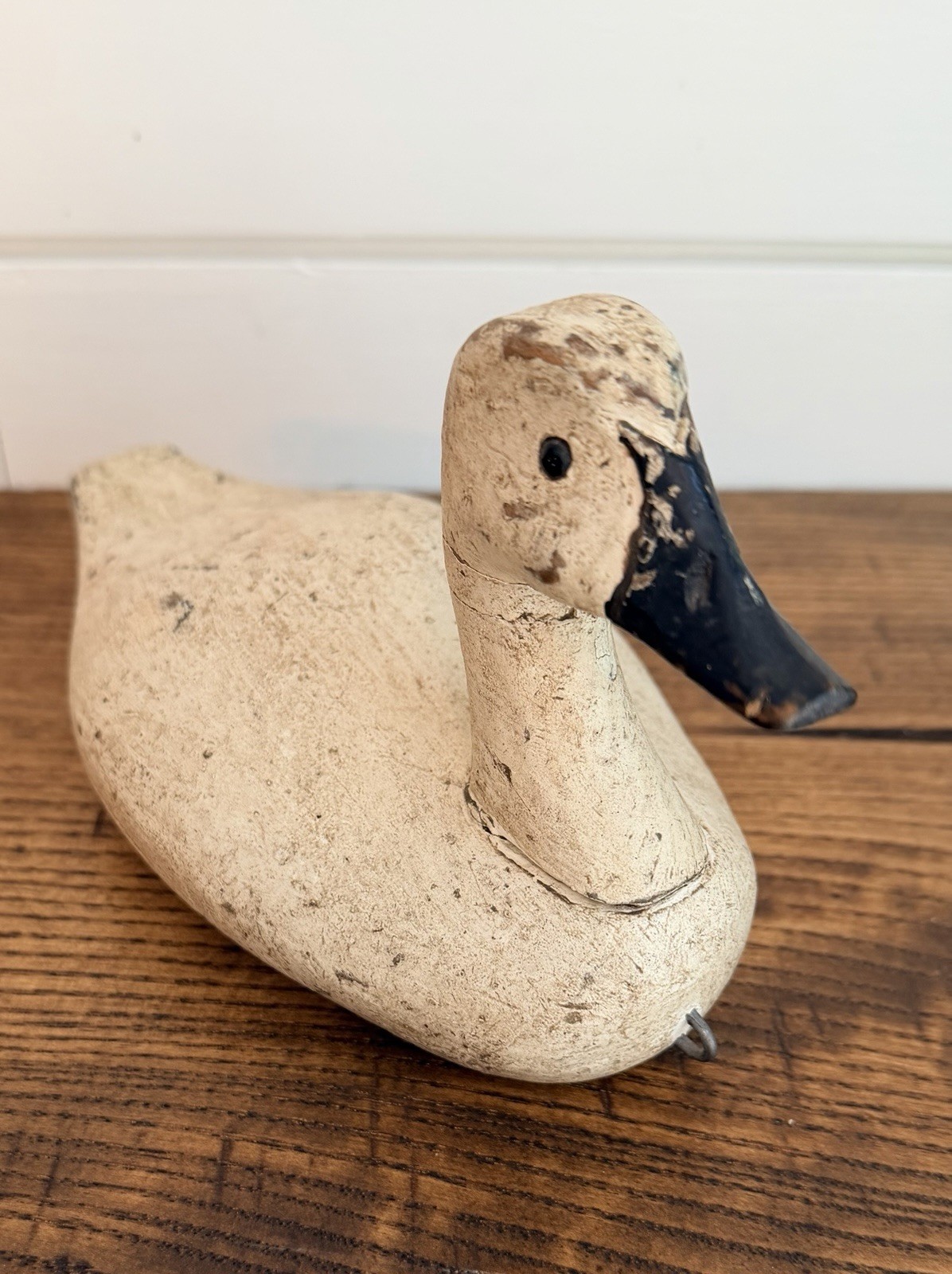 Vtg Back Bay Decoy B.B.D. Small Canvasback-Glass Eyes & Original Paint-Signed