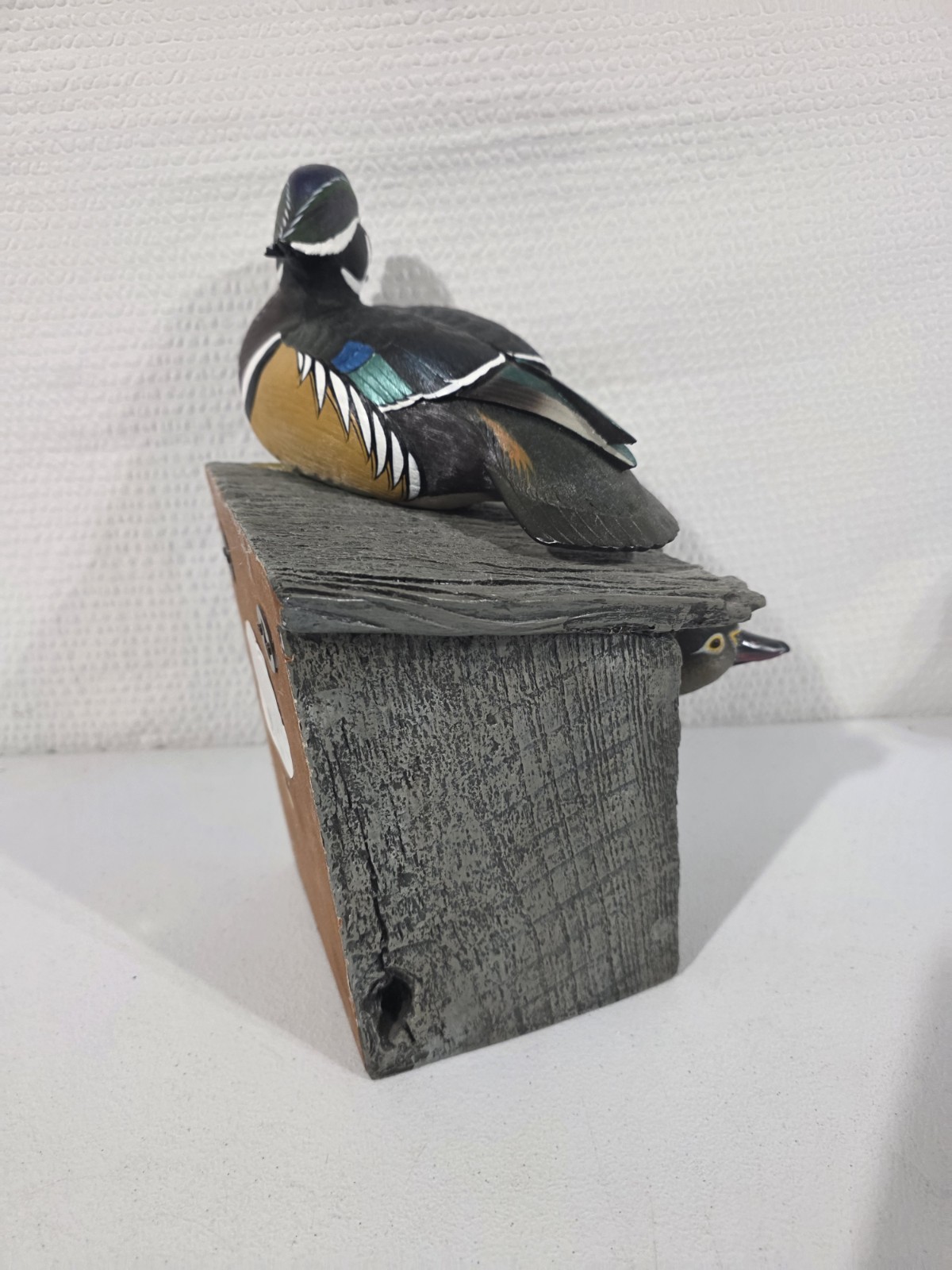 Loon Lake Crow Springs Nesting Wood Duck Pair Decoy Birdhouse Ltd Ed