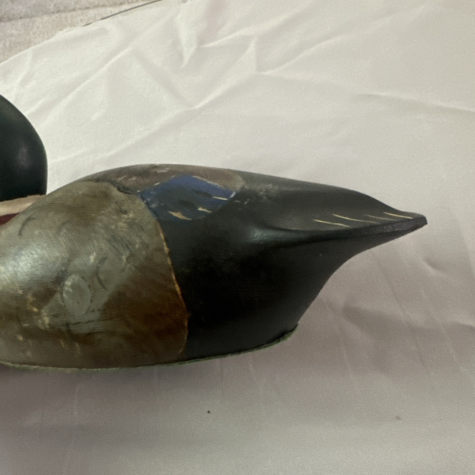 Vtg Mason Standard Grade Mallard Drake Duck Decoy Dry Original Paint