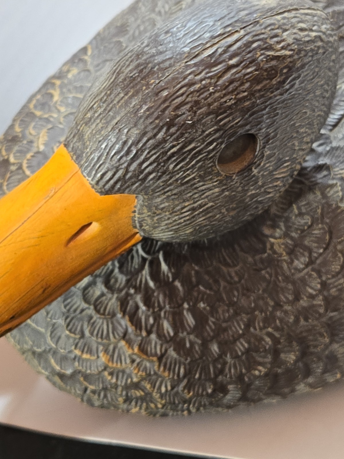 Lot Of 2 VNTG Flambeau Plastic Duck Decoys Hens 1980s Hunting Decorative USA