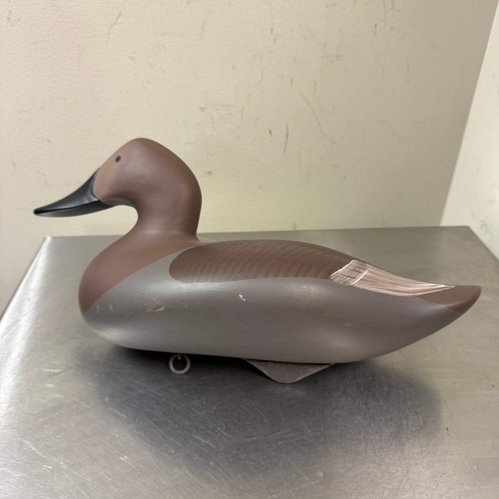 VTG Canvasback Duck Decoy PATRICK VINCENTI Havre De Grace, MD 2010 SIGNED