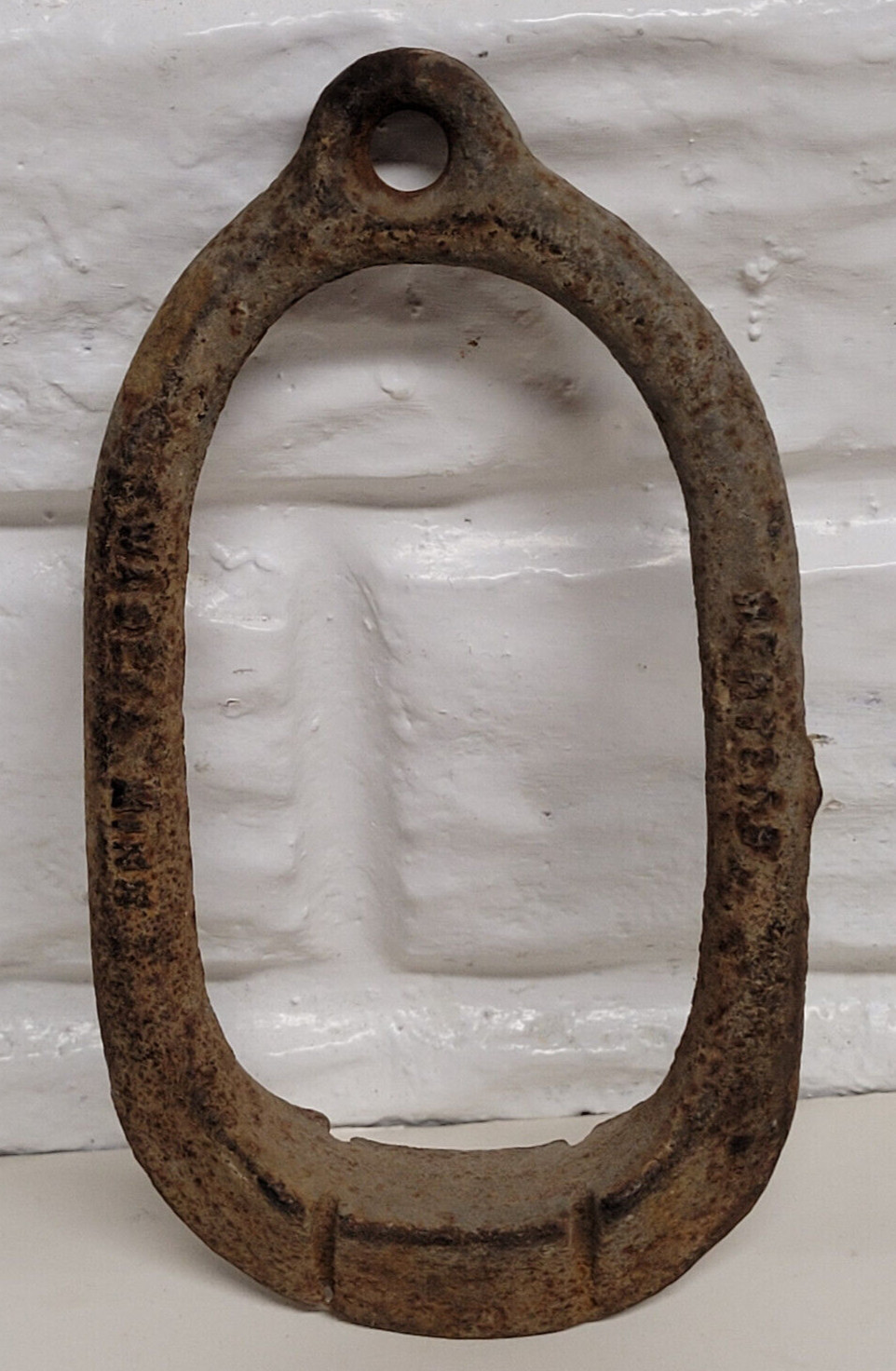Vintage Herters # 87 Goose or Duck Over the Head Horse Collar Decoy 12 oz