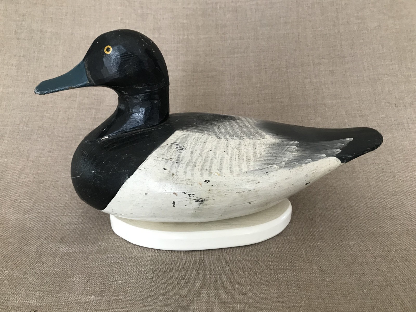 Duck Decoy, Rock Hall Bluebill, painted by R. Madison Mitchell, Maryland.