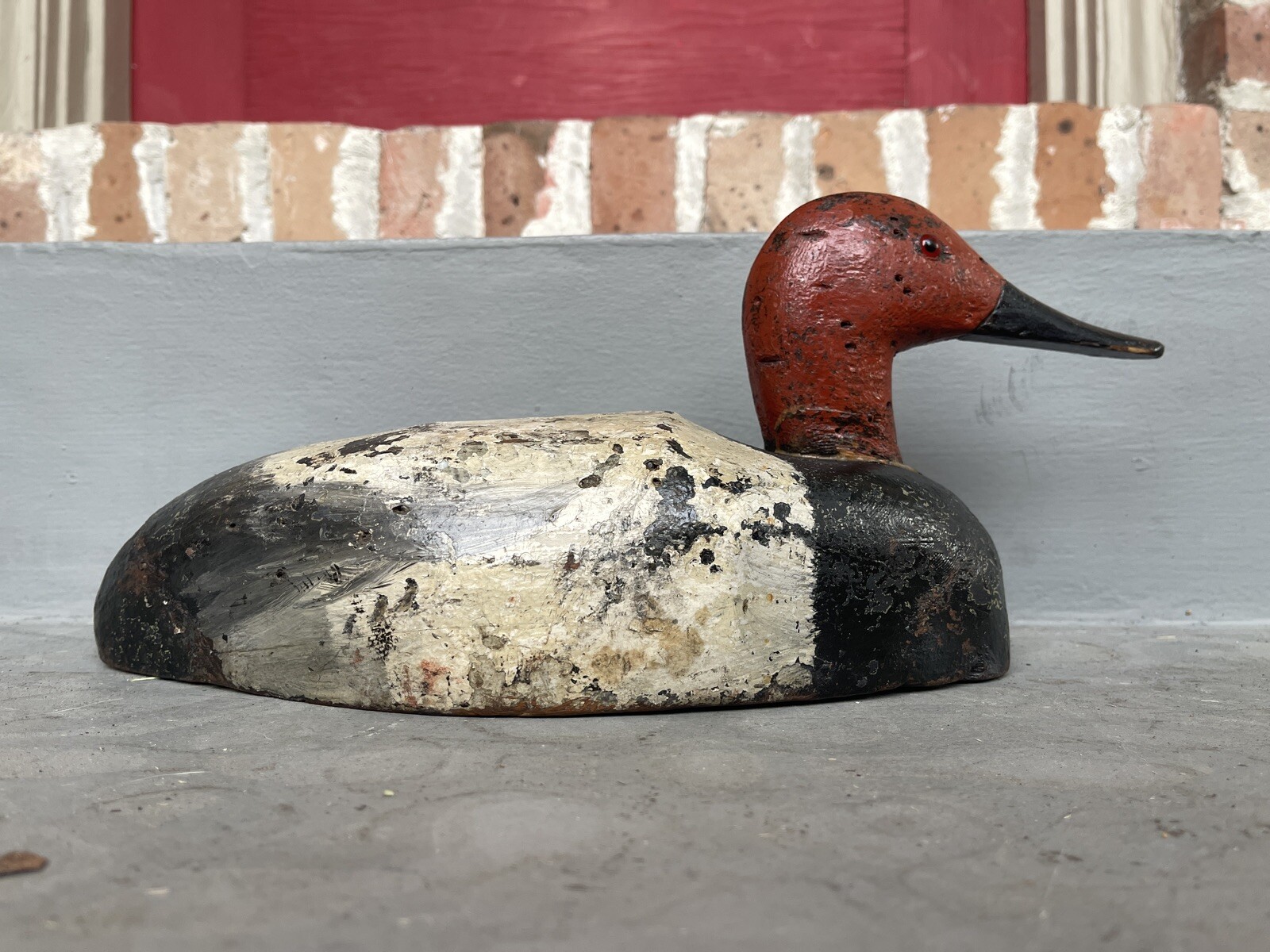 Wonderful Vintage Vintique Working Duck Decoy Canvasback