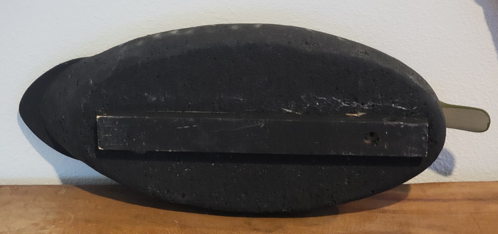 Vintage ’60s George Soule for L.L. Bean Cork Black Duck Decoy 19” Dual-Pin Neck
