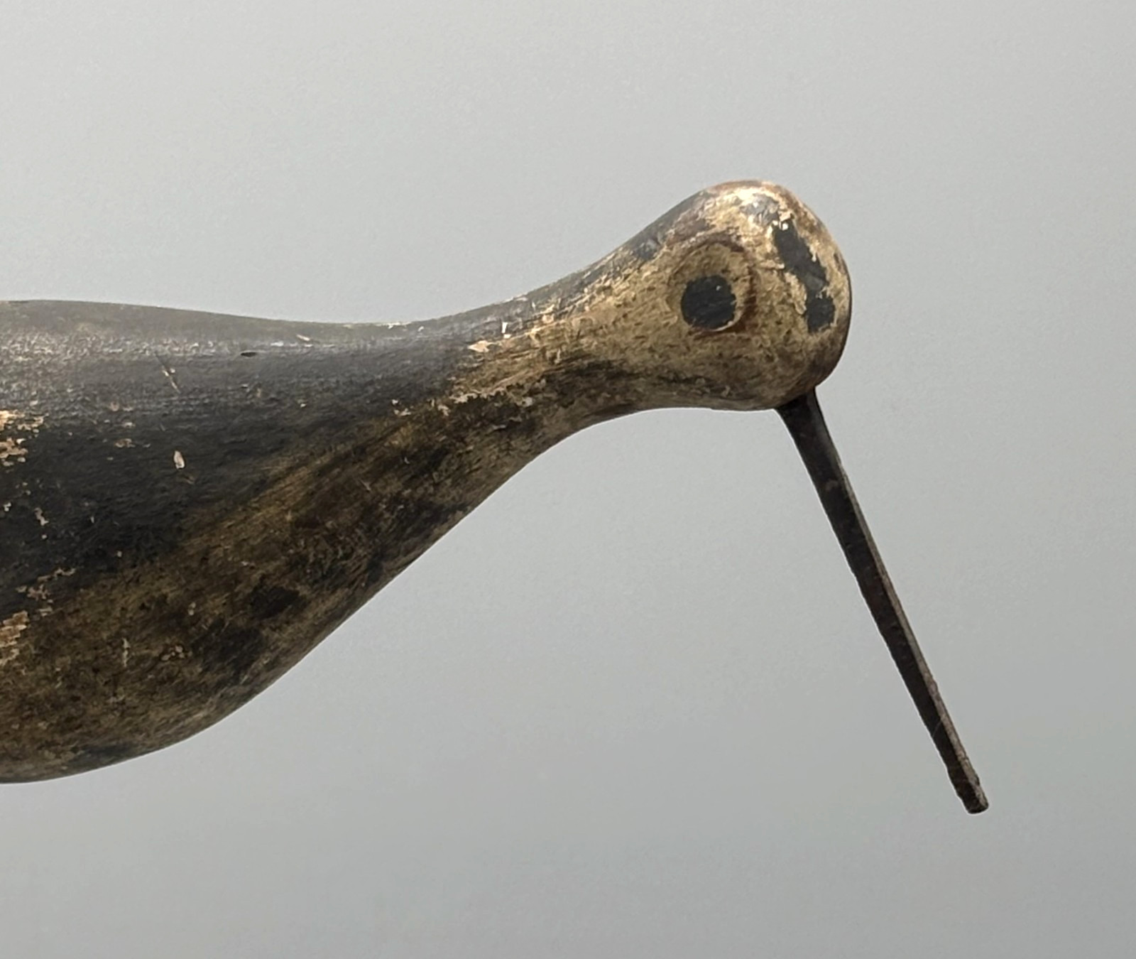 FEEDING POSITION LESSER YELLOWLEGS ANTIQUE SHOREBIRD DECOY