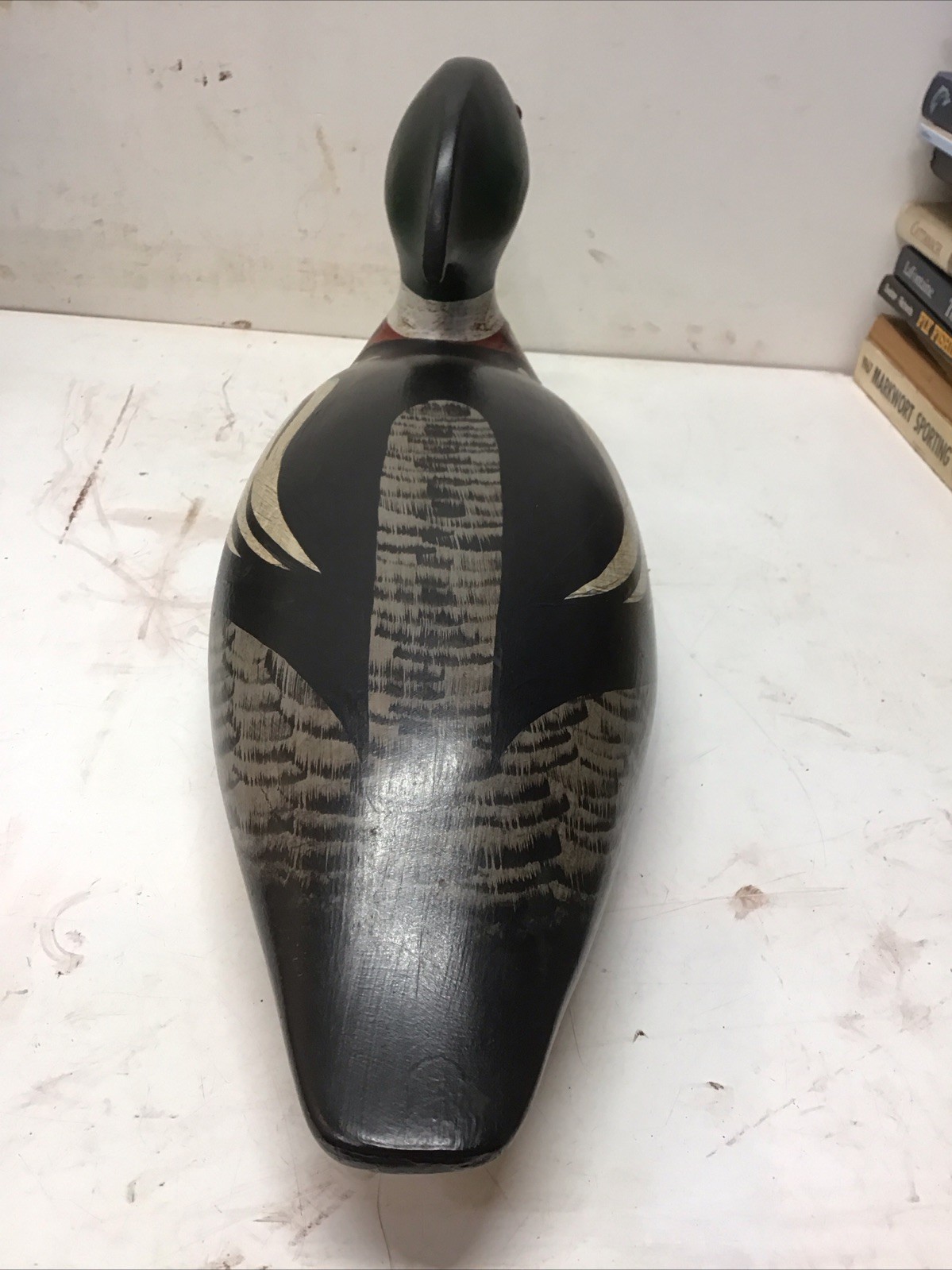 Red-breasted Merganser Drake Duck Decoy 20” Long Excellent Condition