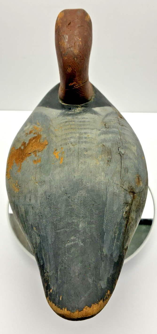 Paul Gibson (1902-1984) Gunning Redhead Decoy Stamped “x” Vintage Upper Bay, MD