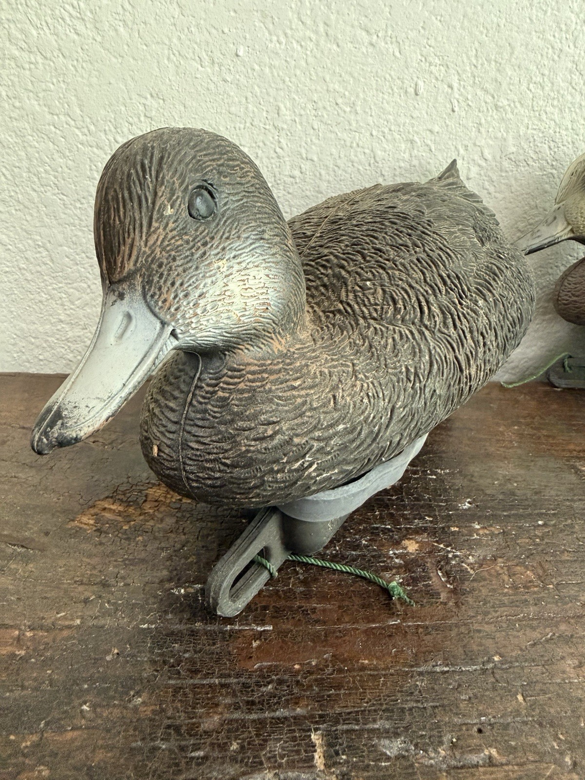 3 Vintage Carry-Lite Teal Duck Decoys – Made in Italy