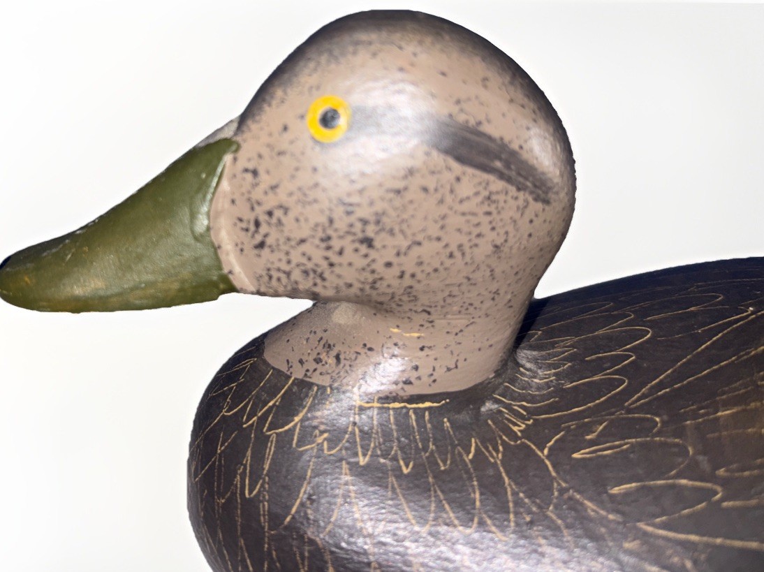 VTG Duck Clarence Bauer Maryland 10” . 1986. Solid. Hand Made.