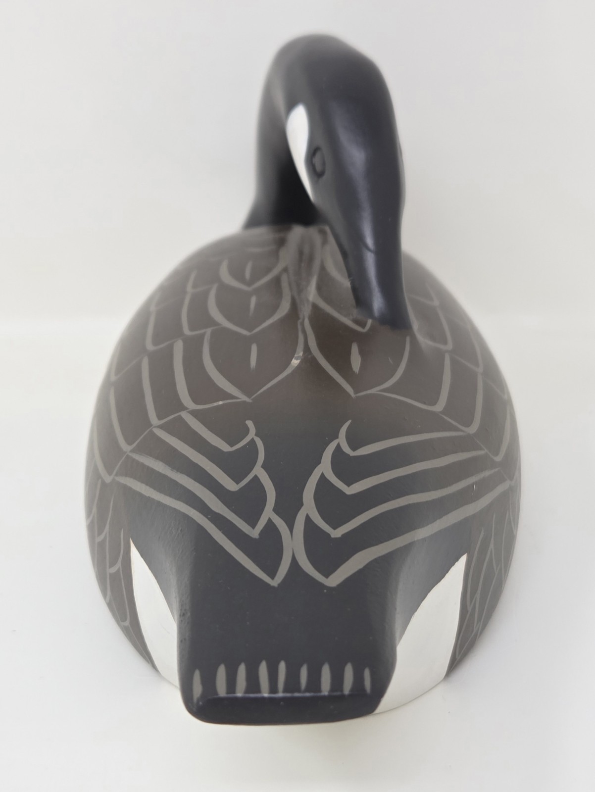 Hand-Carved 6.5″ Canada Goose Decoy – Signed Bill Coleman – Worton MD – Folk Art