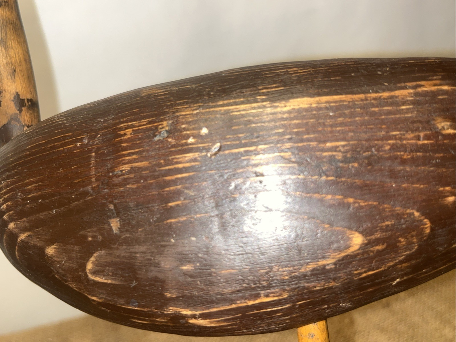 root head shorebird decoy duck hunting antique unknown