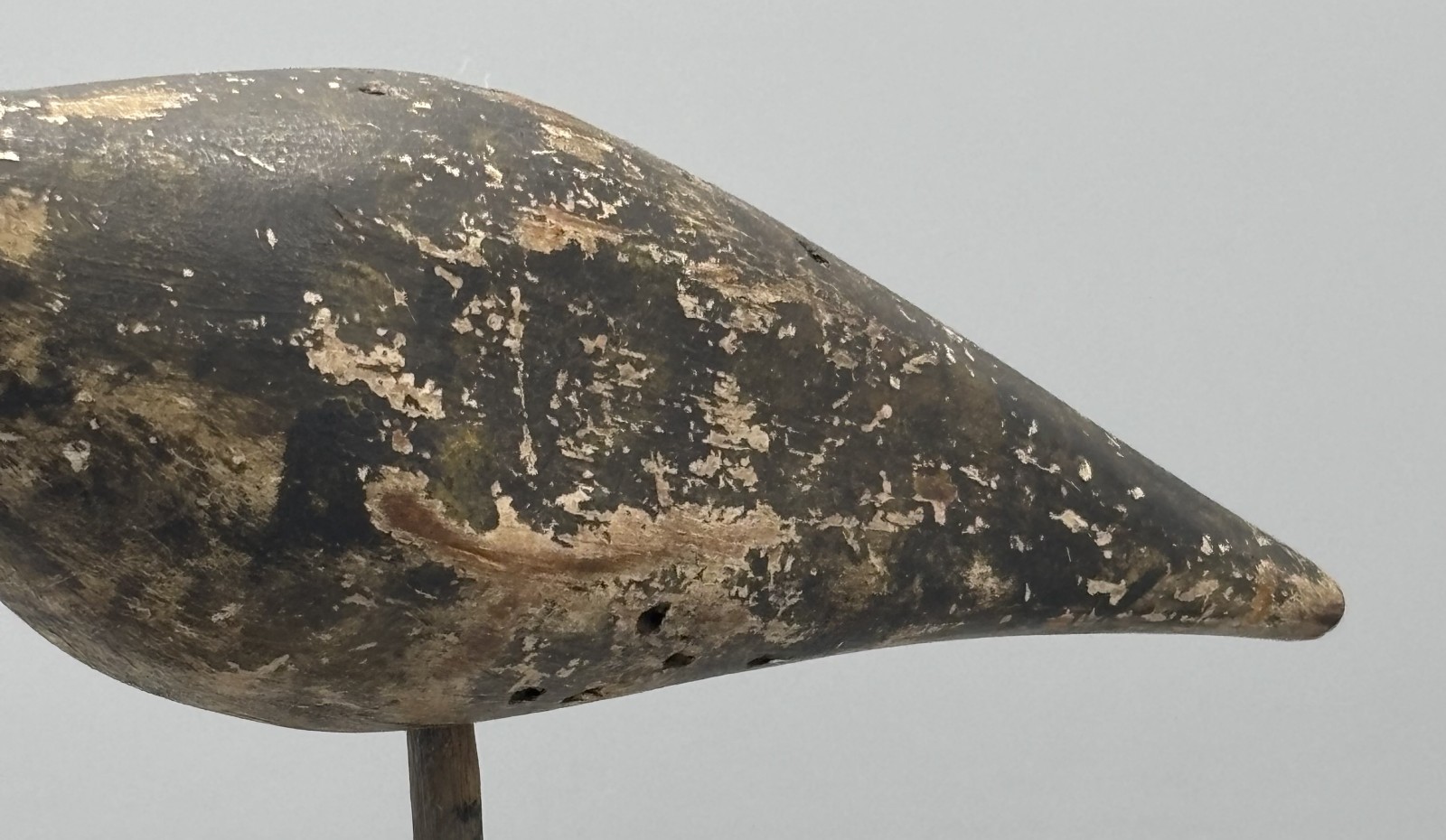FEEDING POSITION LESSER YELLOWLEGS ANTIQUE SHOREBIRD DECOY