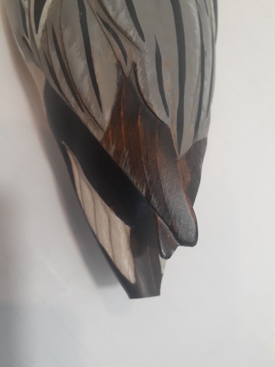 Big Sky Carvers Pintail duck decoy hand carved R. white Bozeman MT artist sign
