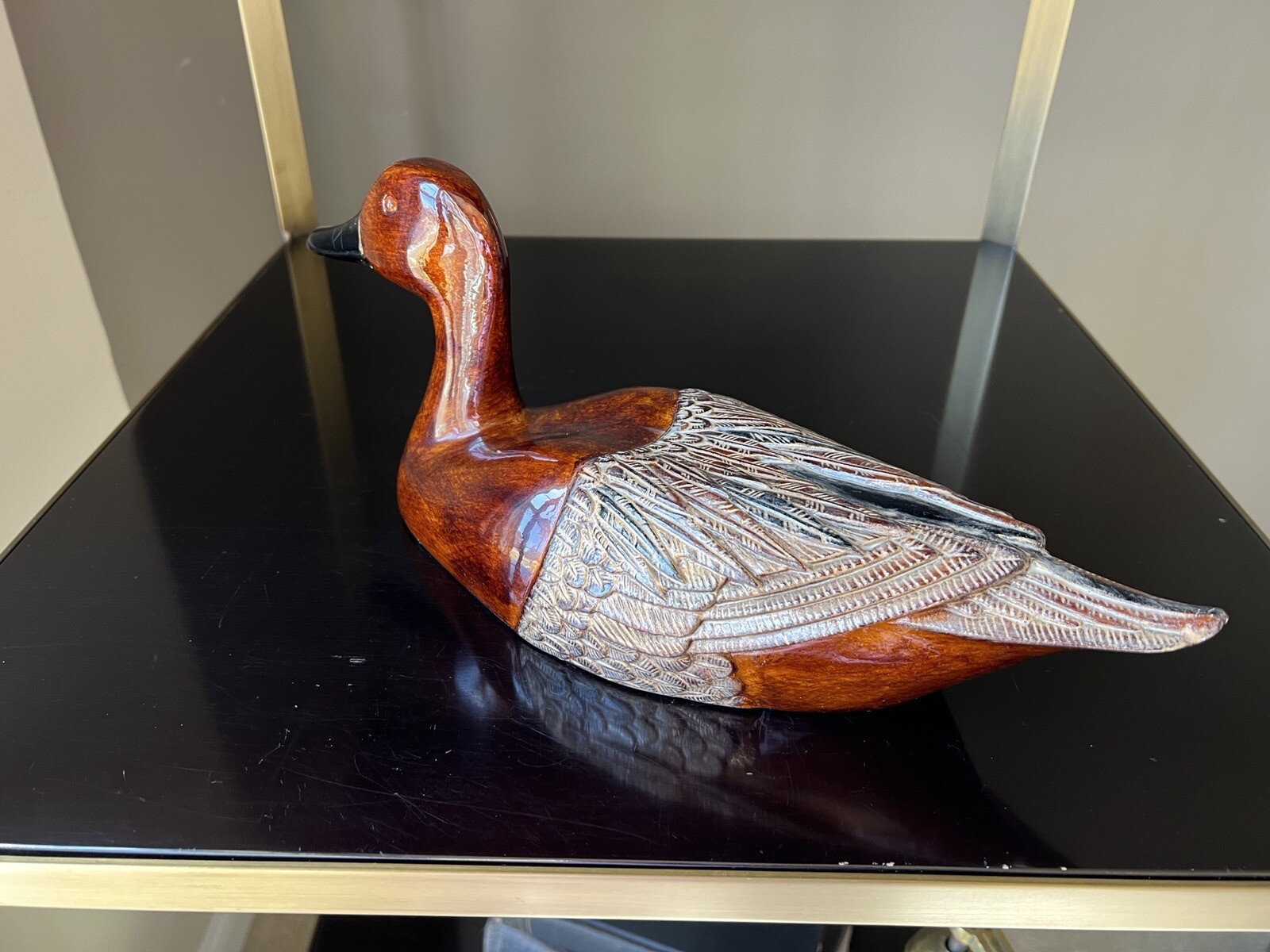 RARE Hand Made Duck Decoy France