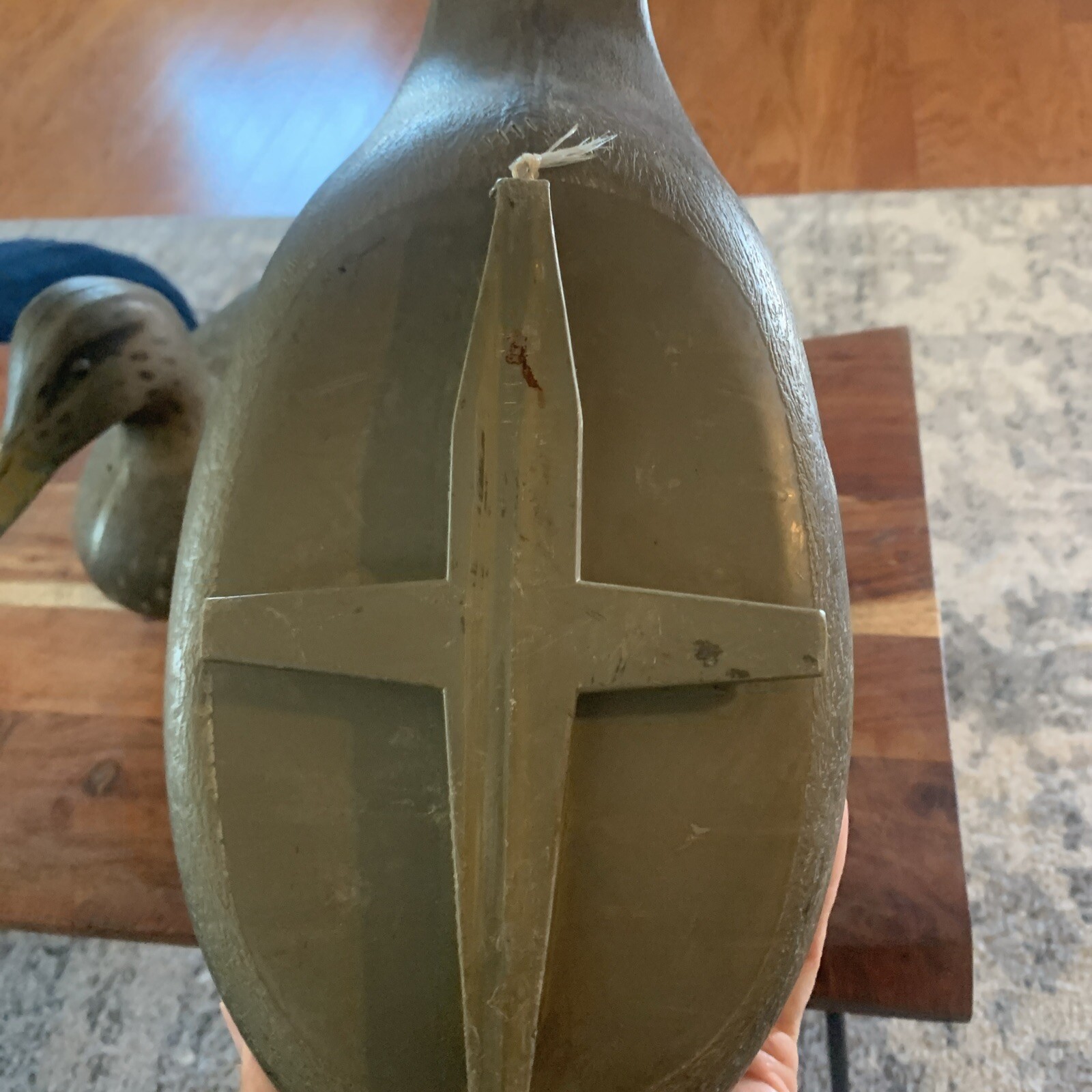 Vintage Duck Decoy Victor D-9 Animal Trap Company Hard Plastic Mallard