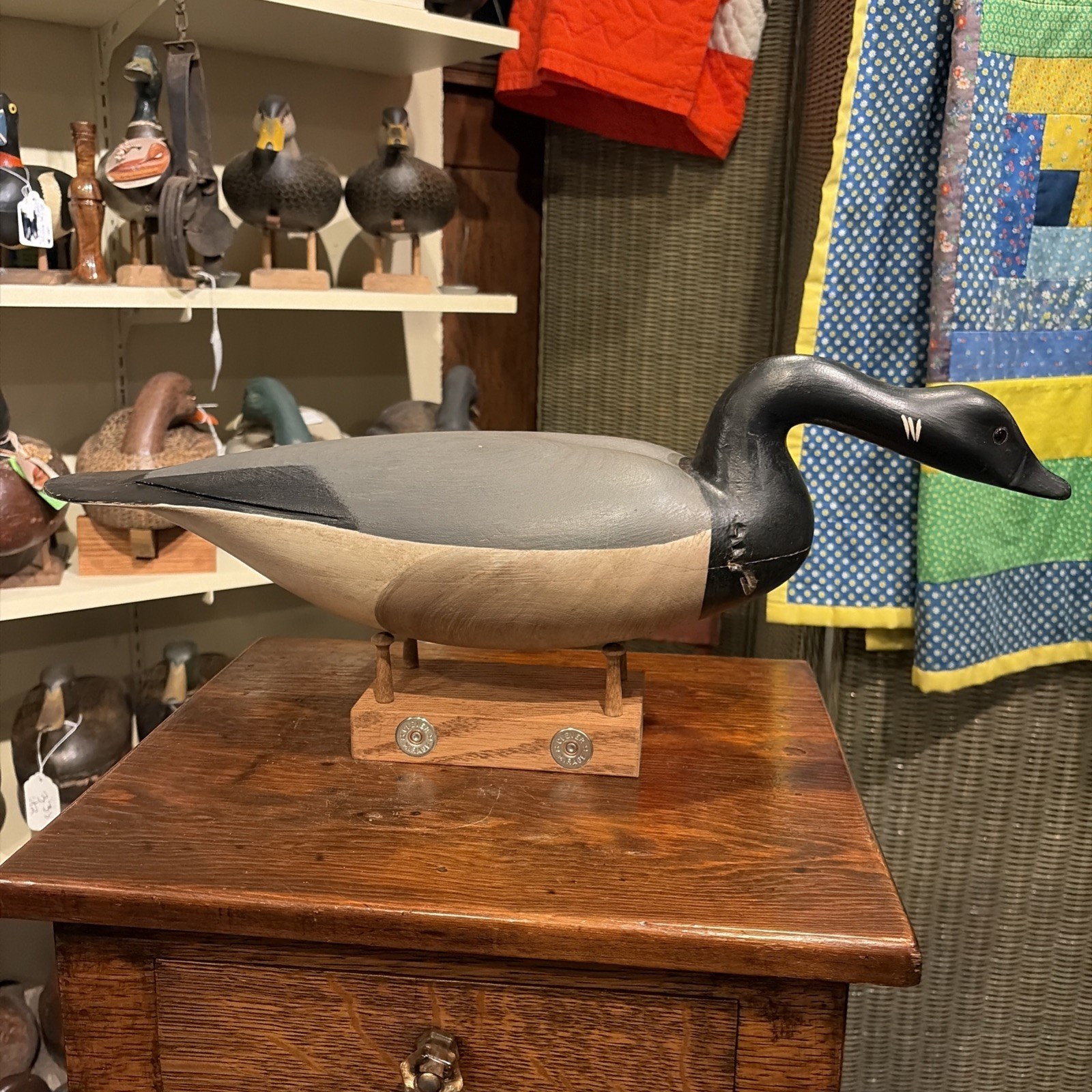 Vintage Hurley Conklin Brant Decoy In Original Paint Manahawkin NJ