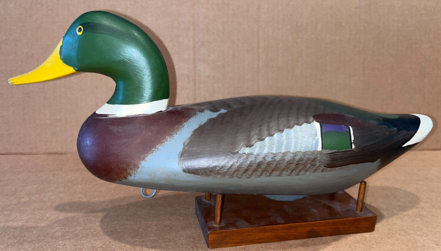 Mallard Duck Decoy (Captain, Harry Jobes ?) Unsigned on Bottom