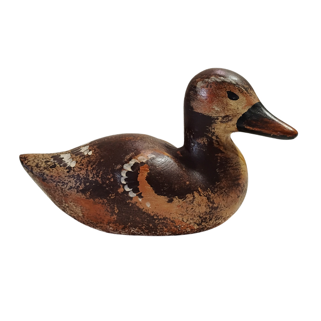 Sarreid Ltd Wooden Duck Decoy | Hand Carved | Hand Painted | Mallard | 8″