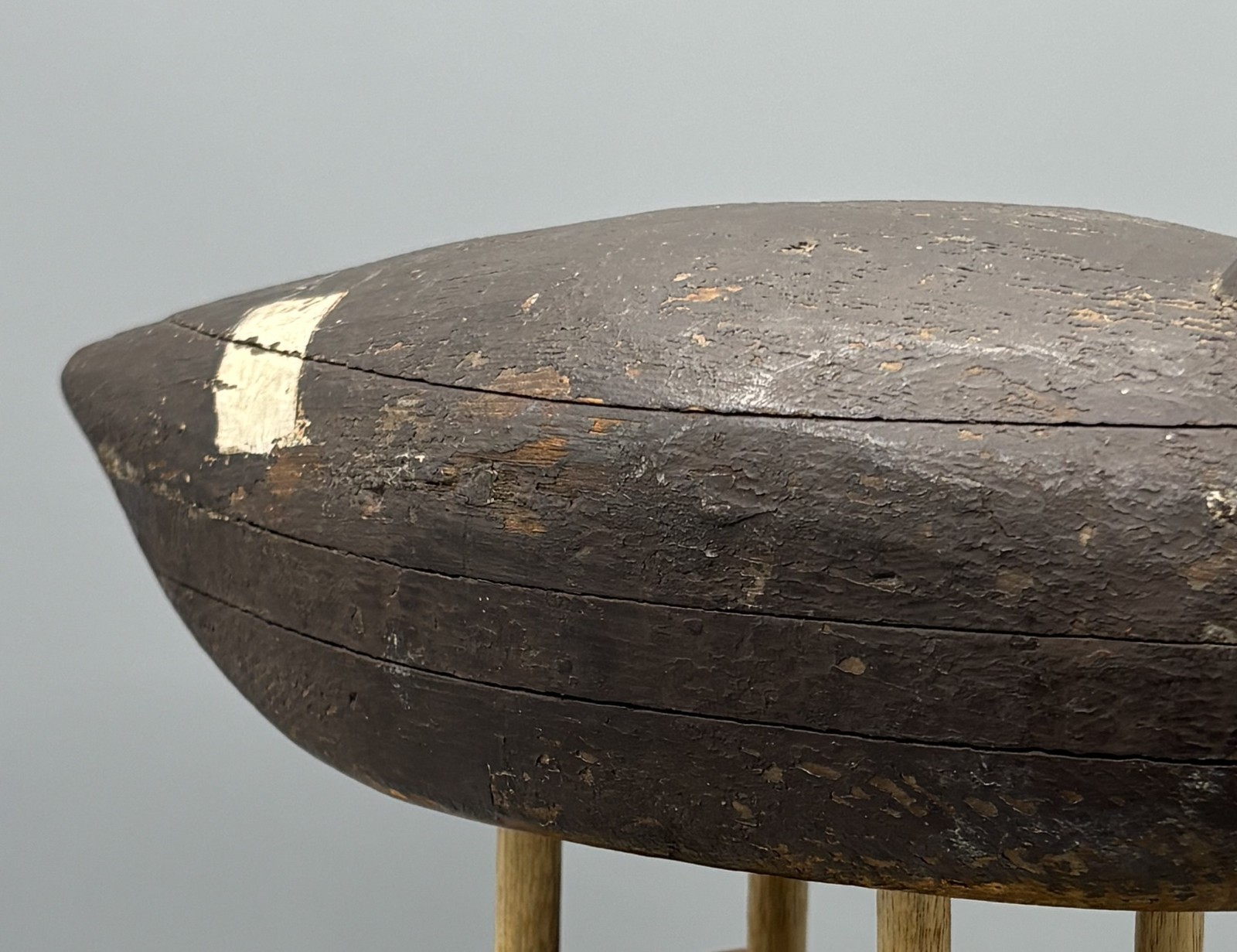 **ORIGINAL PAINT*** ANTIQUE DUCK DECOY SWIMMING POSTURE BLUEBILL HEN