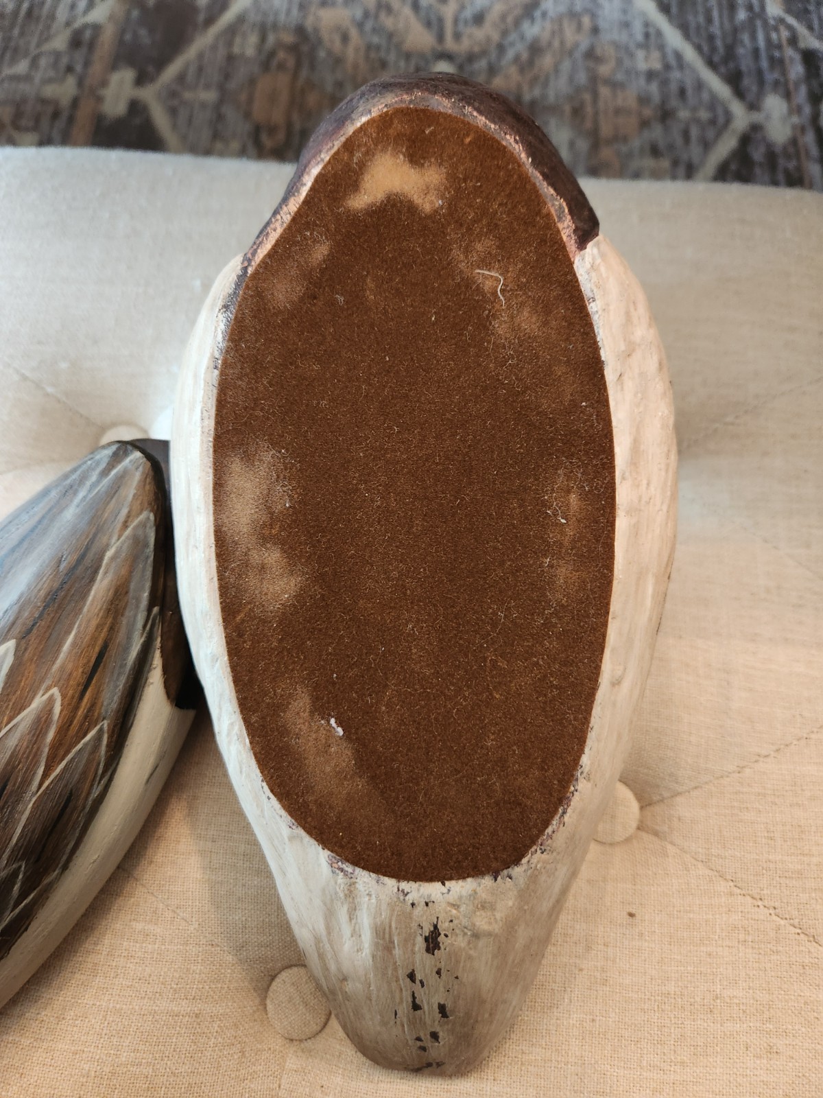 Vintage Mallard Duck Large Resin Decoy