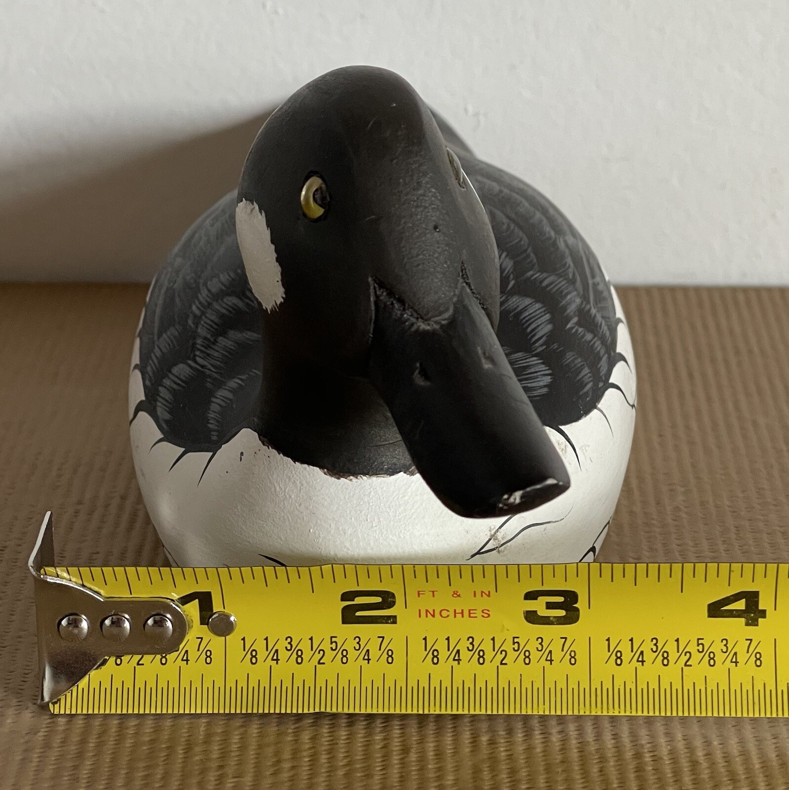 Migrations Boston Hand Crafted Goldeneye Drake Wooden Signed Peter Codd 1991