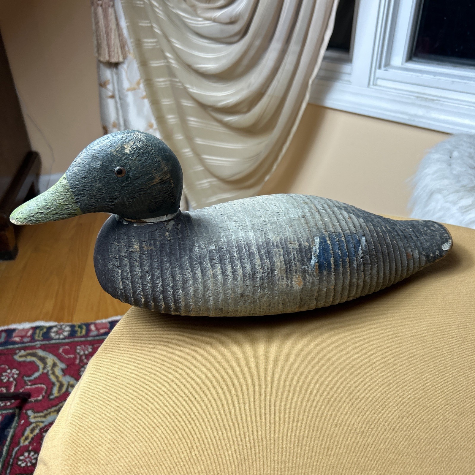 Animal Trap Victor Duck Decoy Factory Bird Duck decoy Glass eyes Vintage