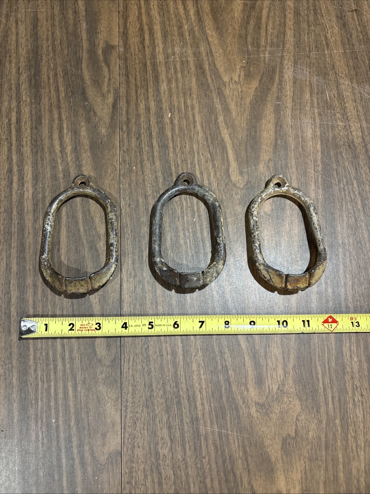 Lot Of 3 Rare Herters Iron Decoy Anchors