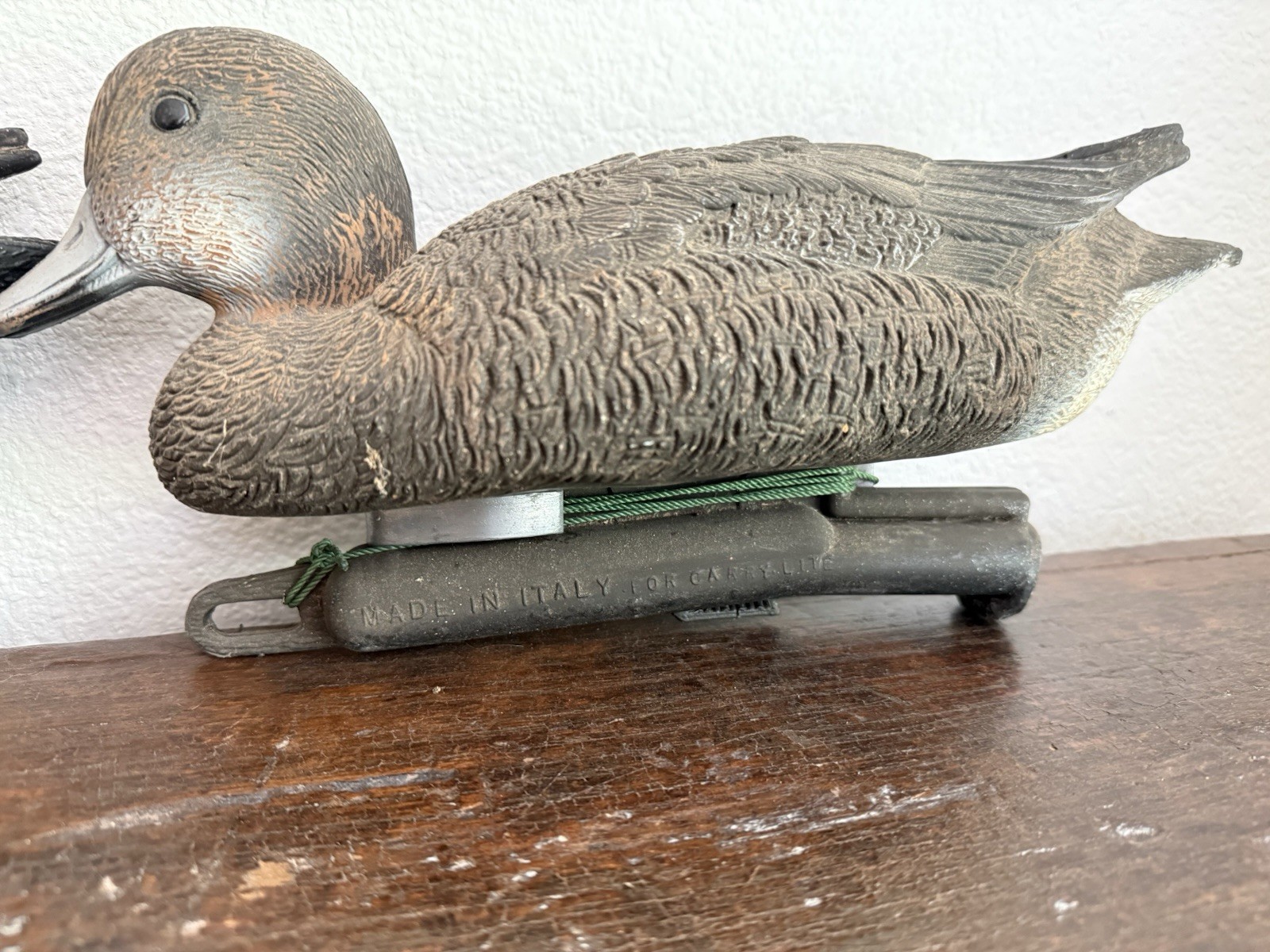 3 Vintage Carry-Lite Teal Duck Decoys – Made in Italy