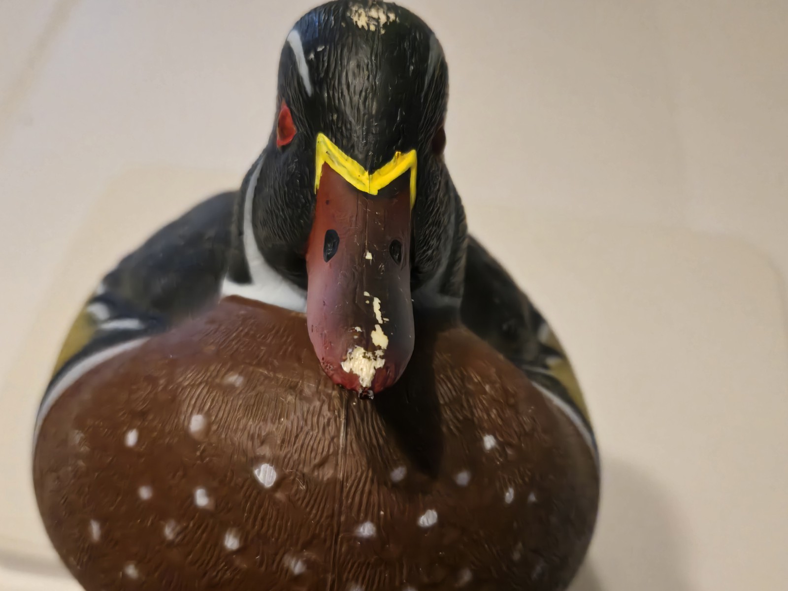 Flambeau Storm Front Wood Duck Drake Decoy Hunting Floating Duck Decoy