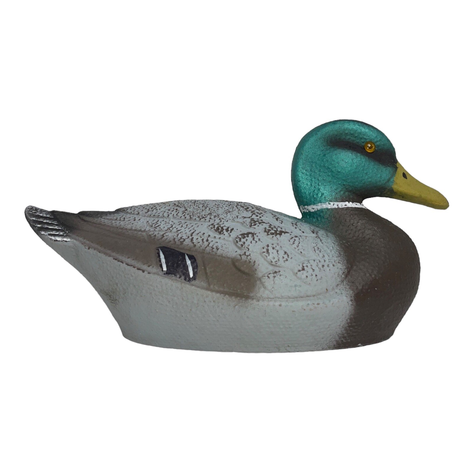 Vintage General Fibre Co St Louis MO Ariduck Male Mallard Duck Decoy BIRD FLAW