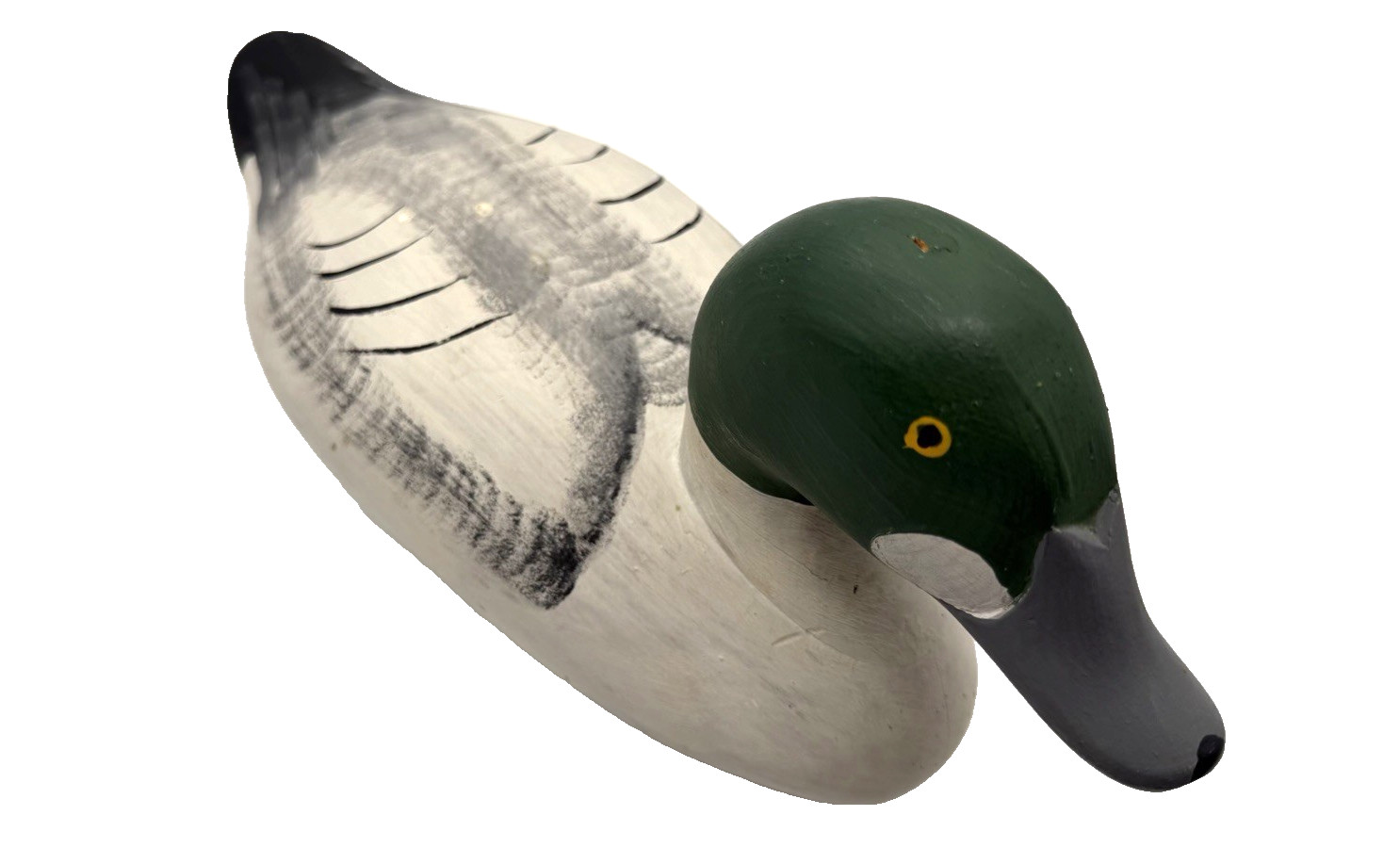 Vintage J. Evans McKinney Signed Duck Decoy