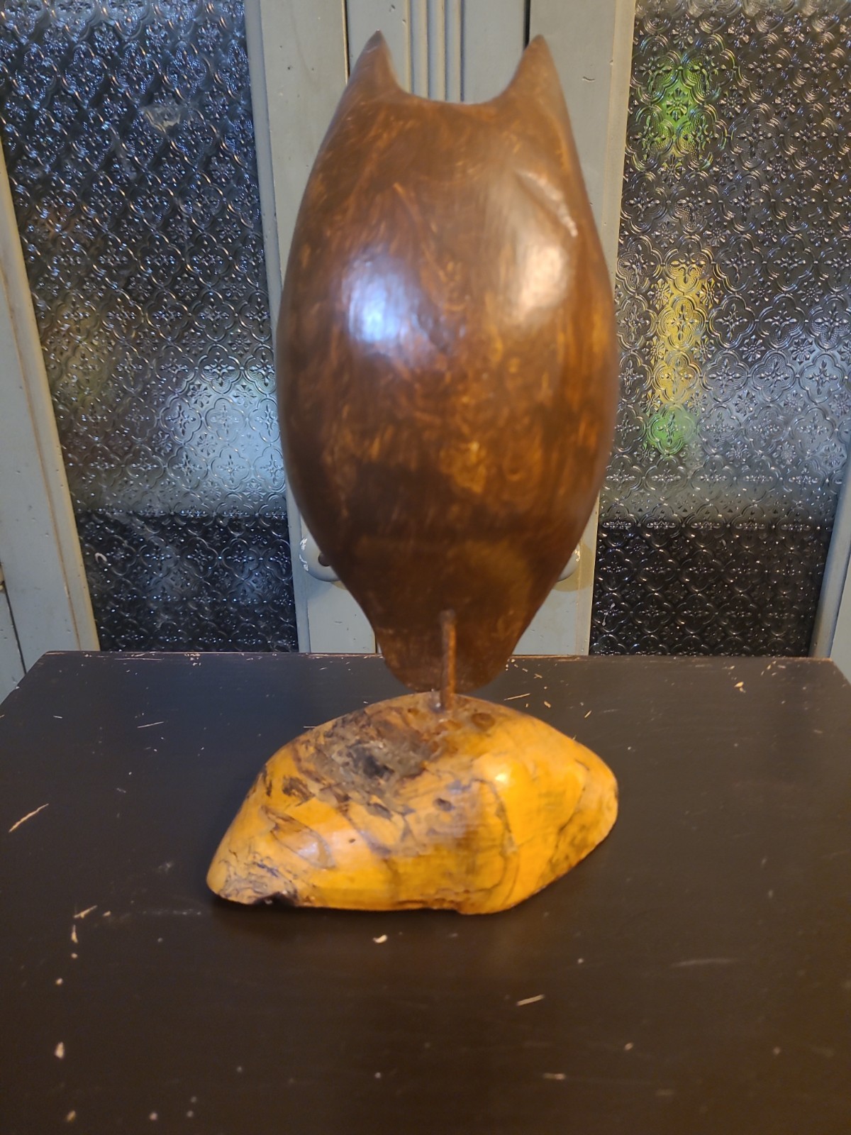 Screech-Owl Decoy #14 Handcarved & Painted By JIM SLACK Illinois River