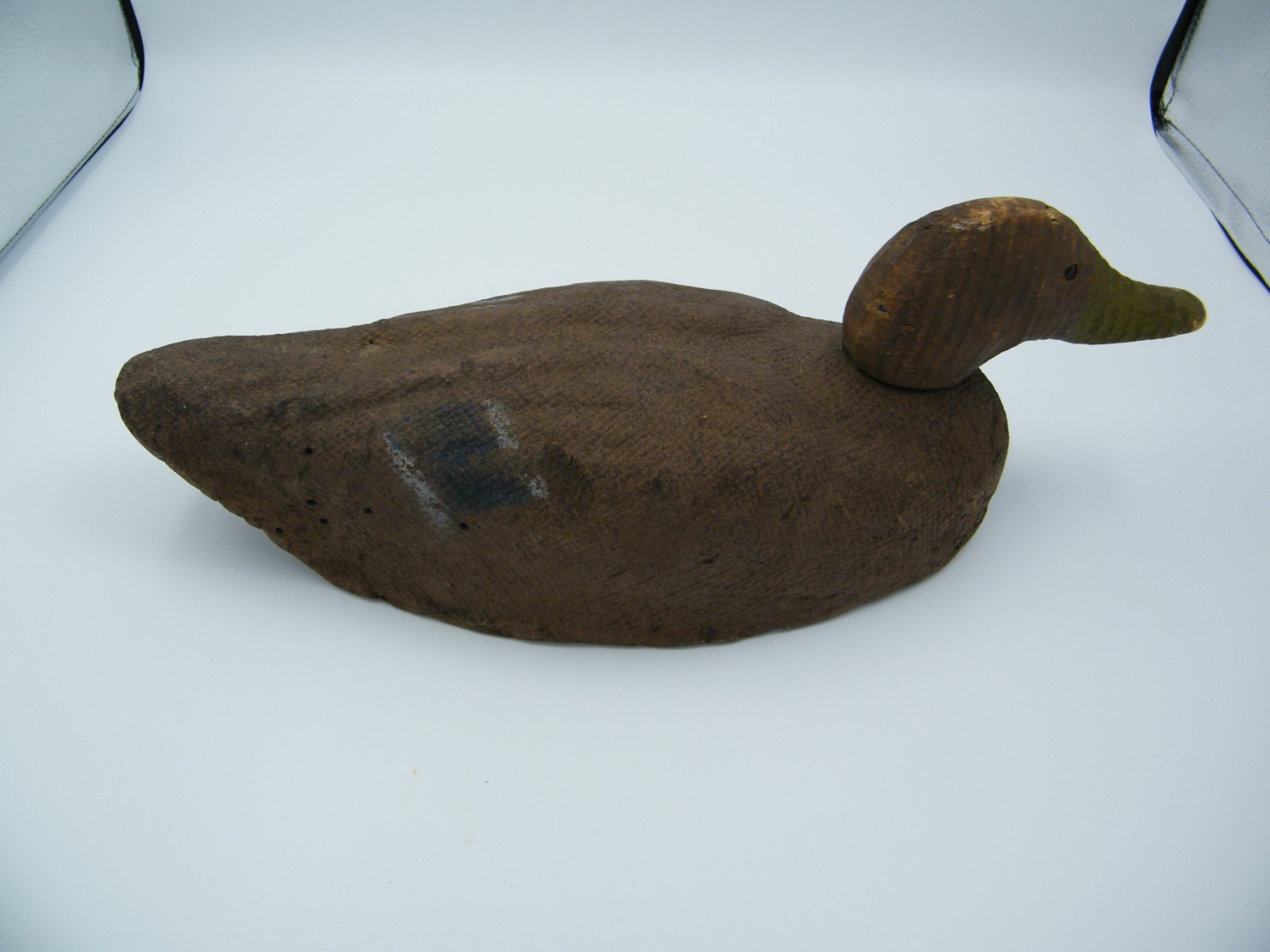 Vintage 1940’s Arrowhead Products Co Mallard Hen Black Duck Decoy