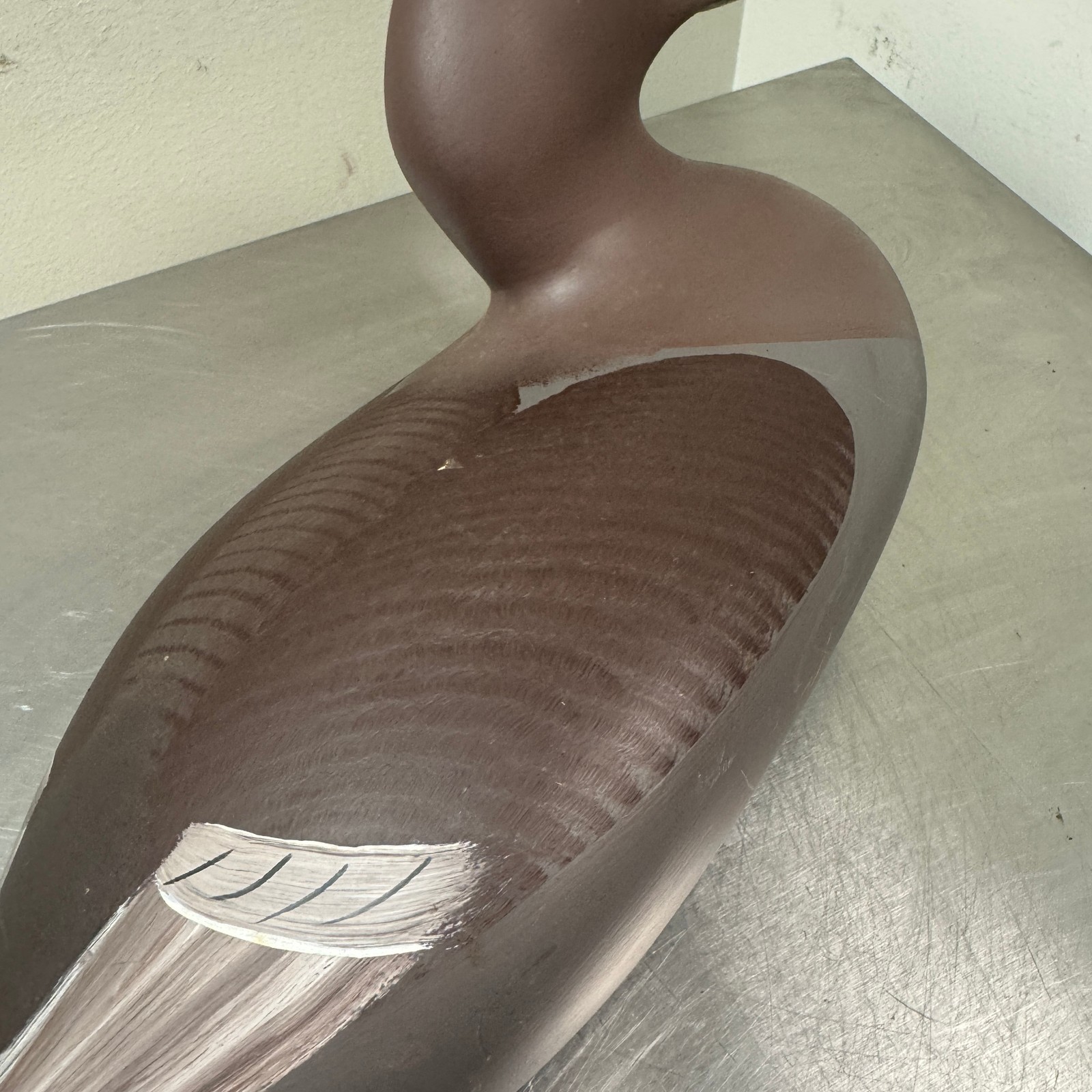 VTG Canvasback Duck Decoy PATRICK VINCENTI Havre De Grace, MD 2010 SIGNED