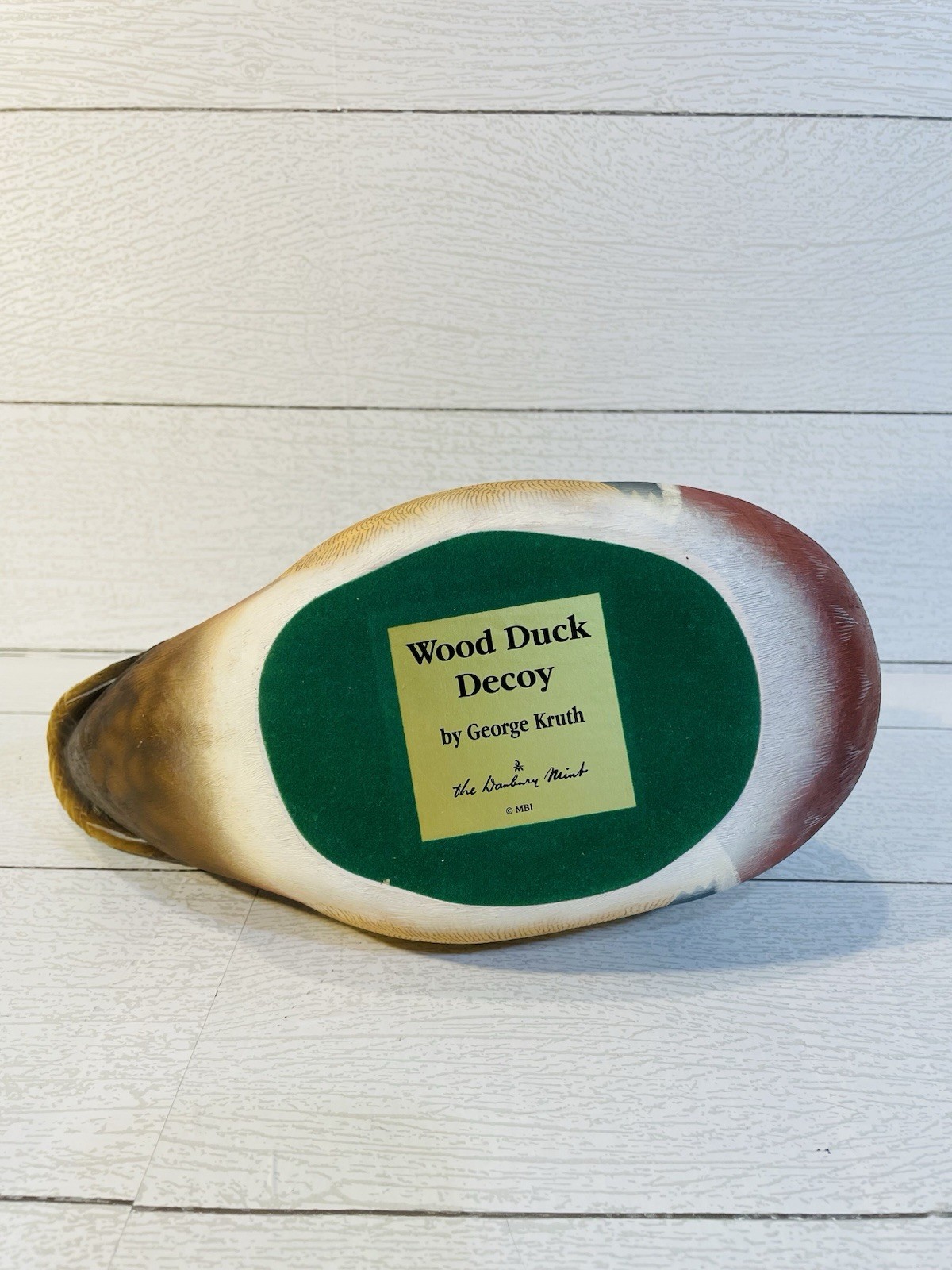 George Kruth Wood Duck North American Ducks Decoy Collection Figure Danbury Mint