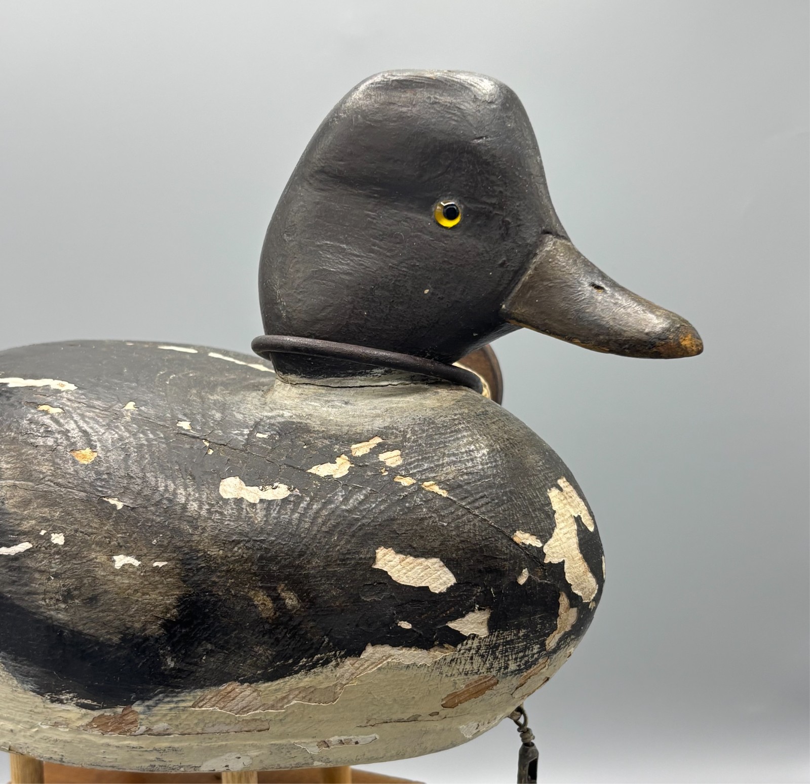 **EARLY*ALEX BAY/CLAYTON NY GOLDENEYE ANTIQUE DUCK DECOY *MOSTLY ORIGINAL PAINT*