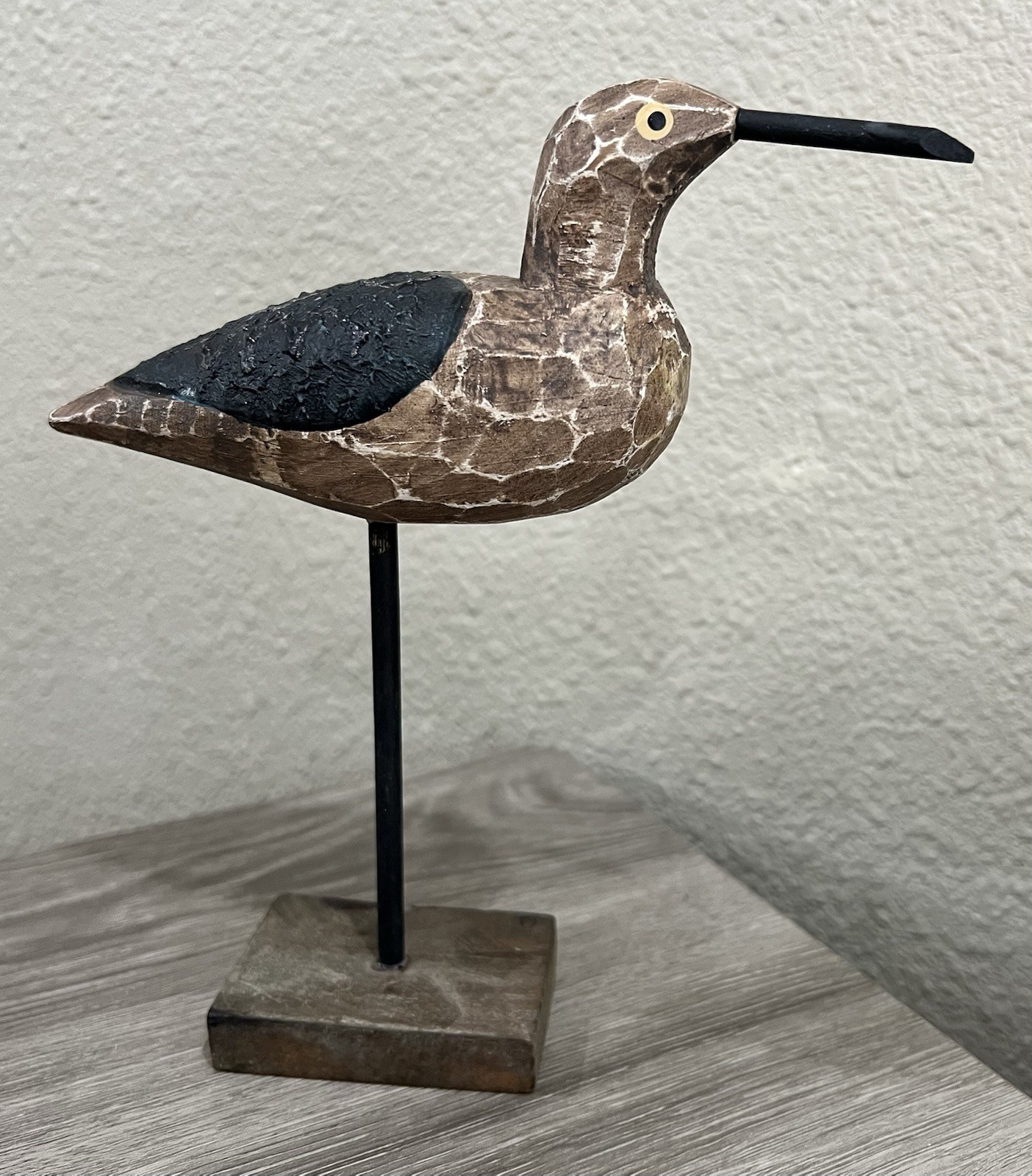 Vintage Shorebird Decoy Hand Carved Original Paint